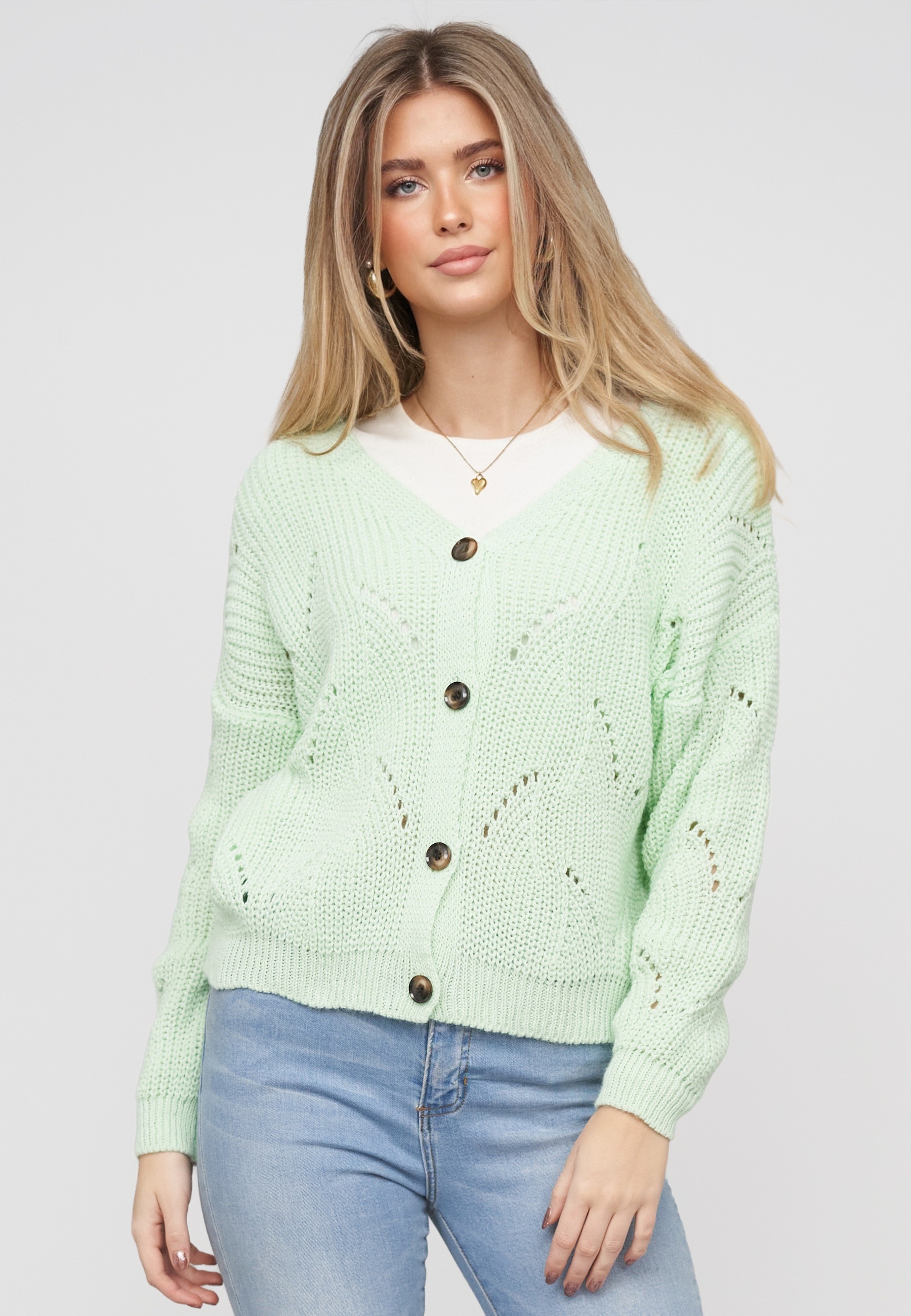 CLOUD 5IVE Cardigan »CLOUD 5IVE Knit Cardigan with buttons« 1