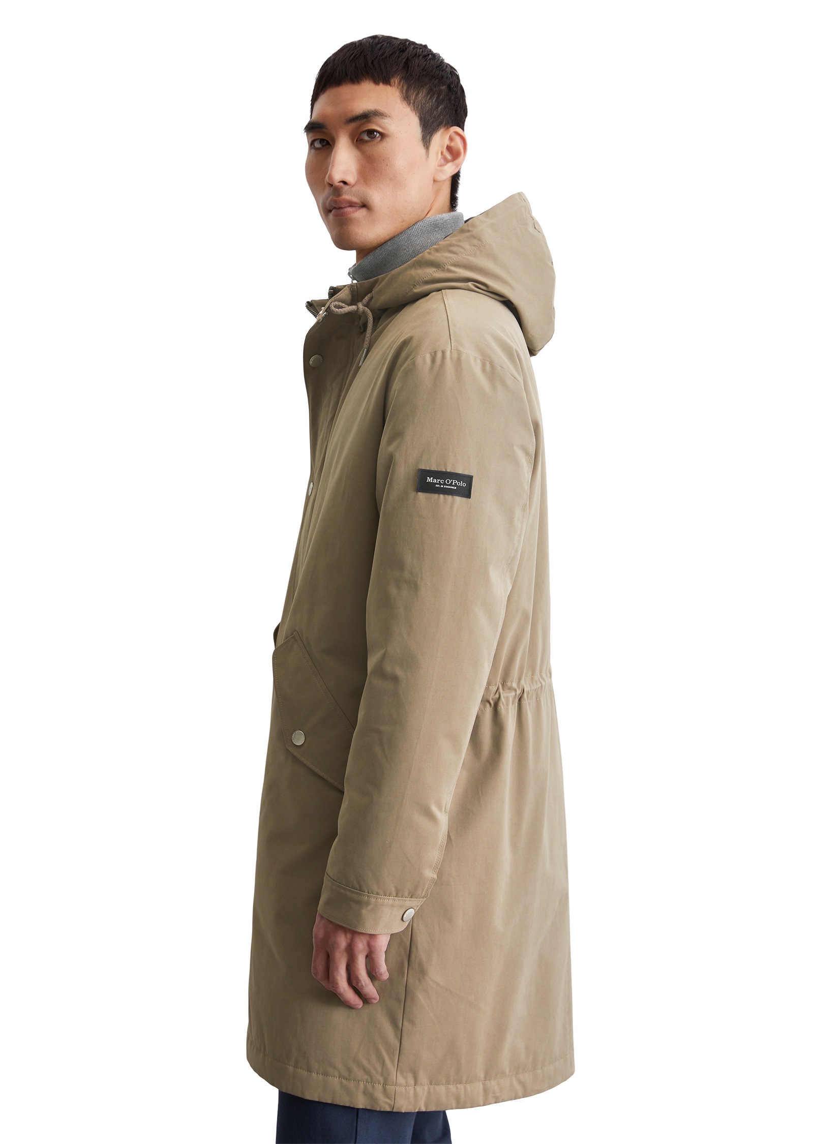 Marc O'Polo Parka »wattiert und wasserabweisend«, mit Kapuze