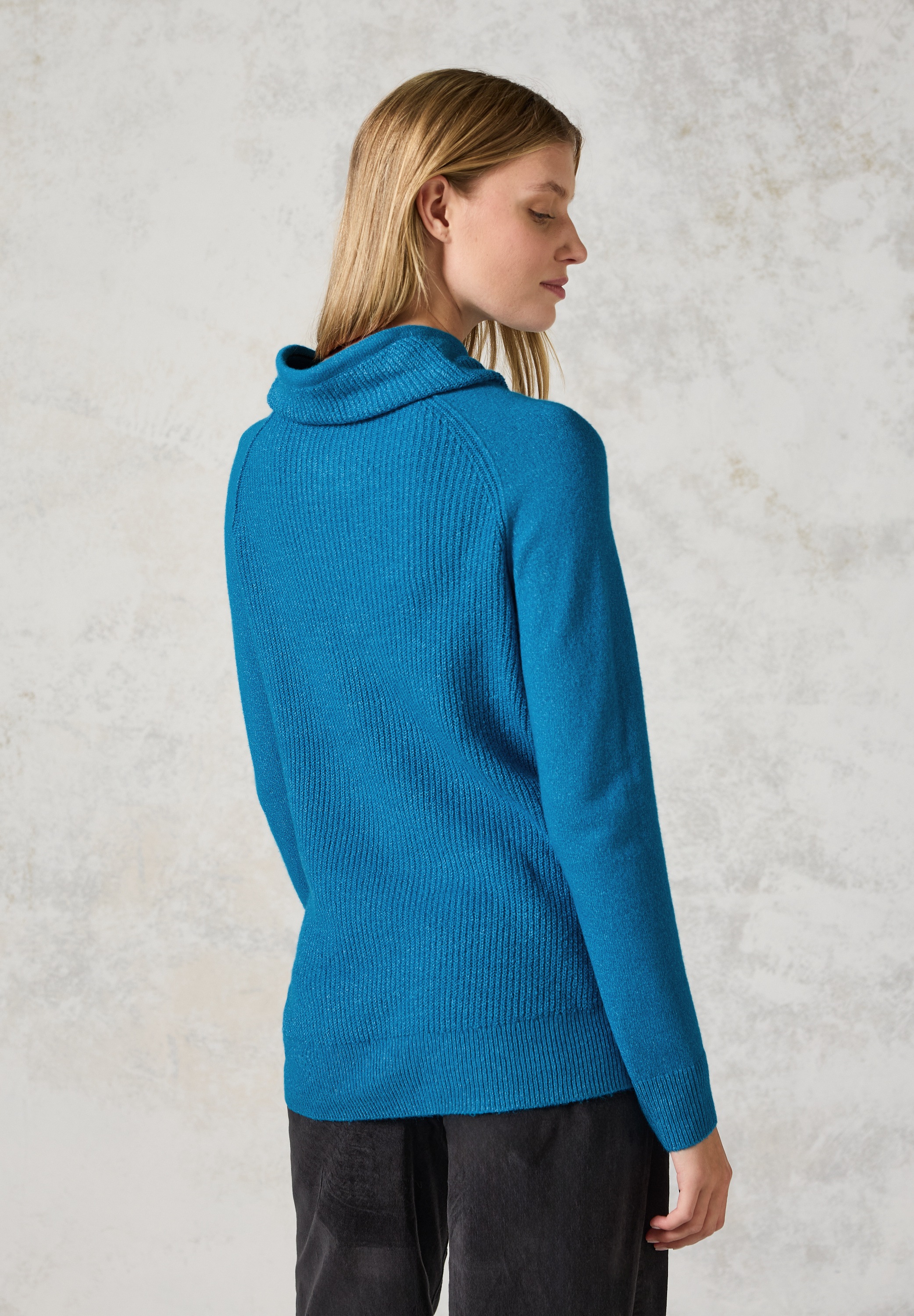 Cecil Rollkragenpullover, mit Kragen