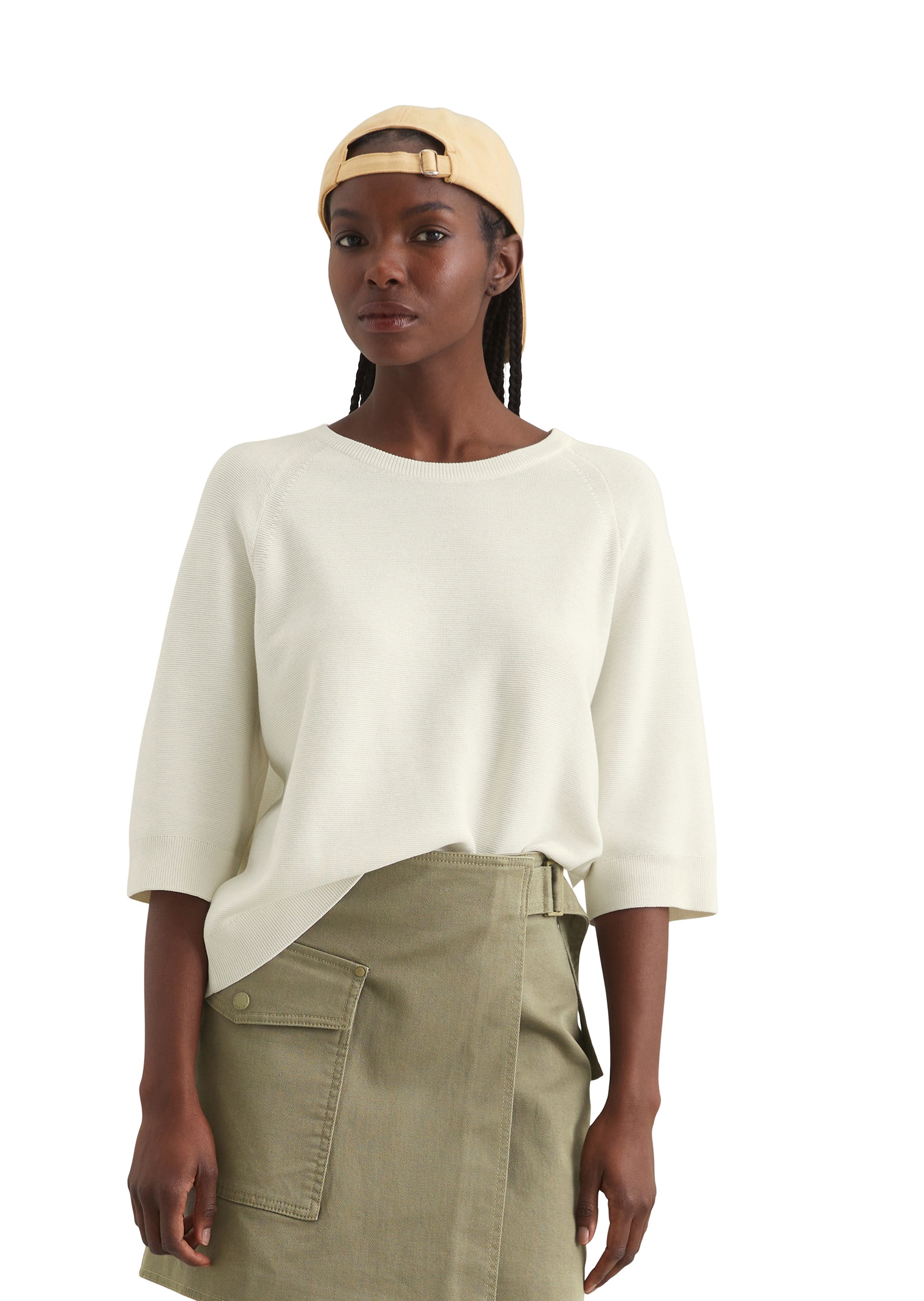 Marc OPolo DENIM Strickpullover "aus Organic Cotton" günstig online kaufen
