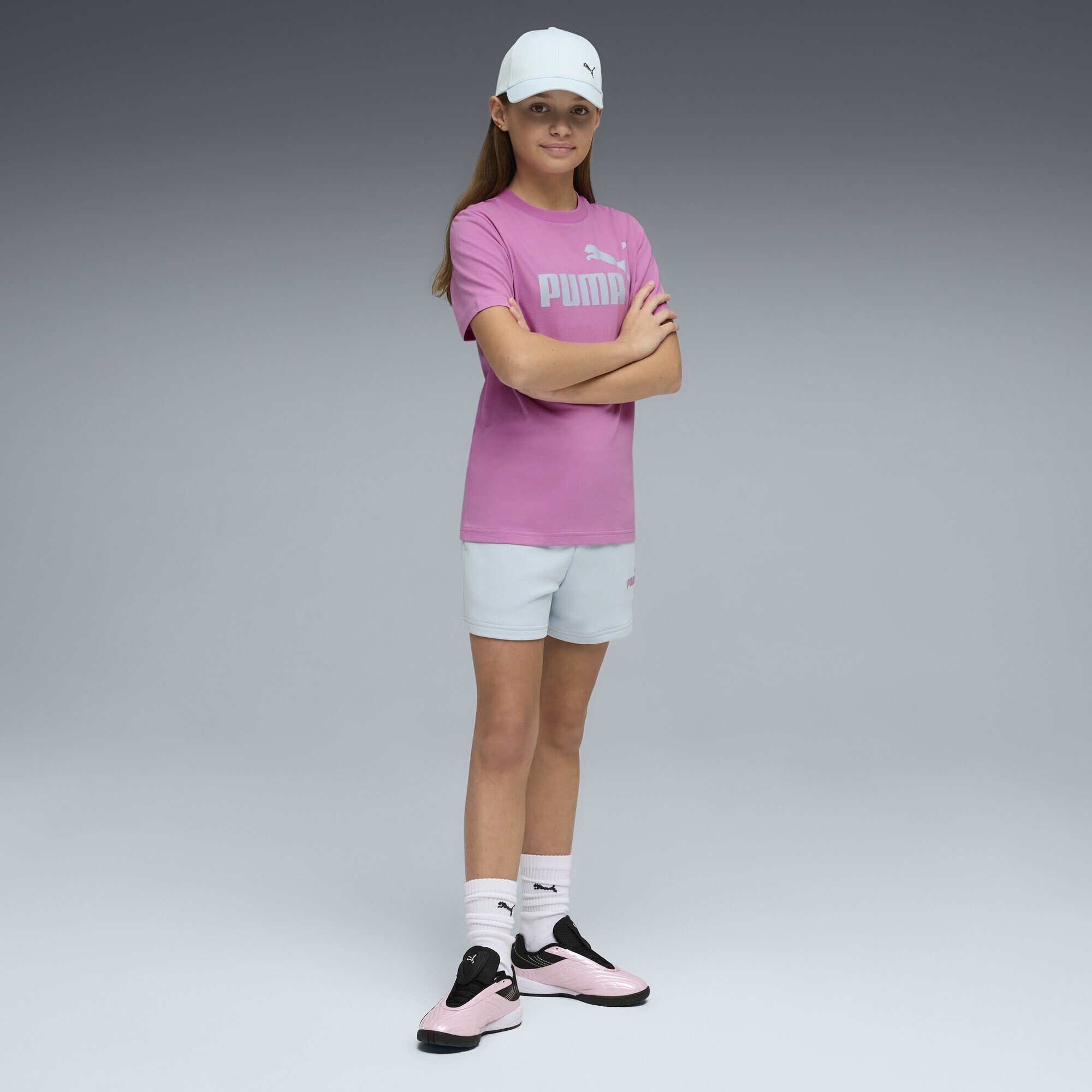 PUMA Freizeitanzug »Essentials No.1 Logo T-Shirt und Shorts Set Mädchen«