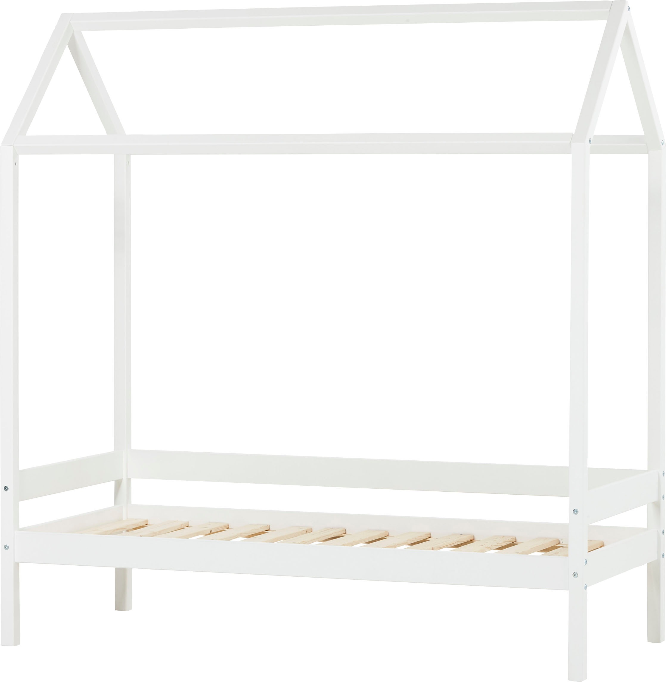Hoppekids Kinderbett "ECO Comfort Bett", Hausbett mit Dach wahlweise mit Ra günstig online kaufen