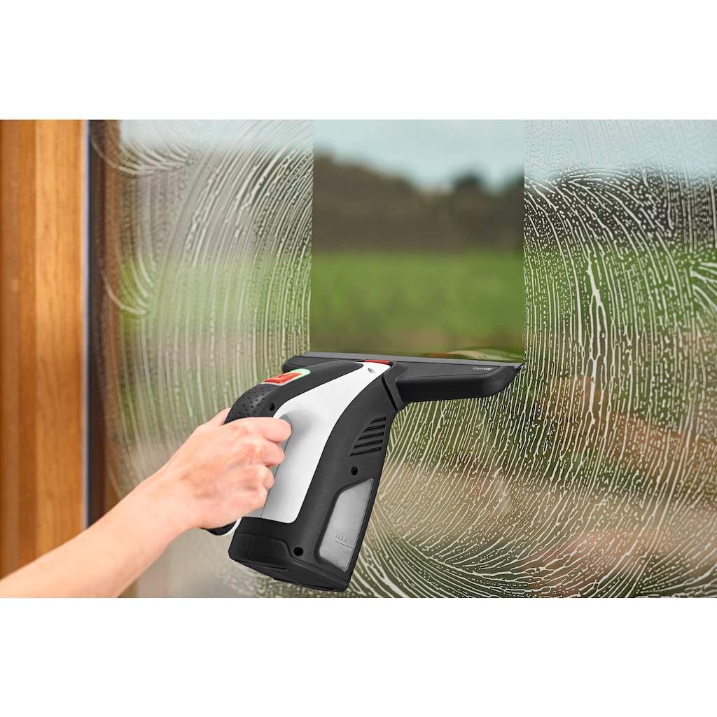Bosch Home & Garden Akku-Fenstersauger »GlassVAC«, inkl. Sprühflasche und Microfasertuch
