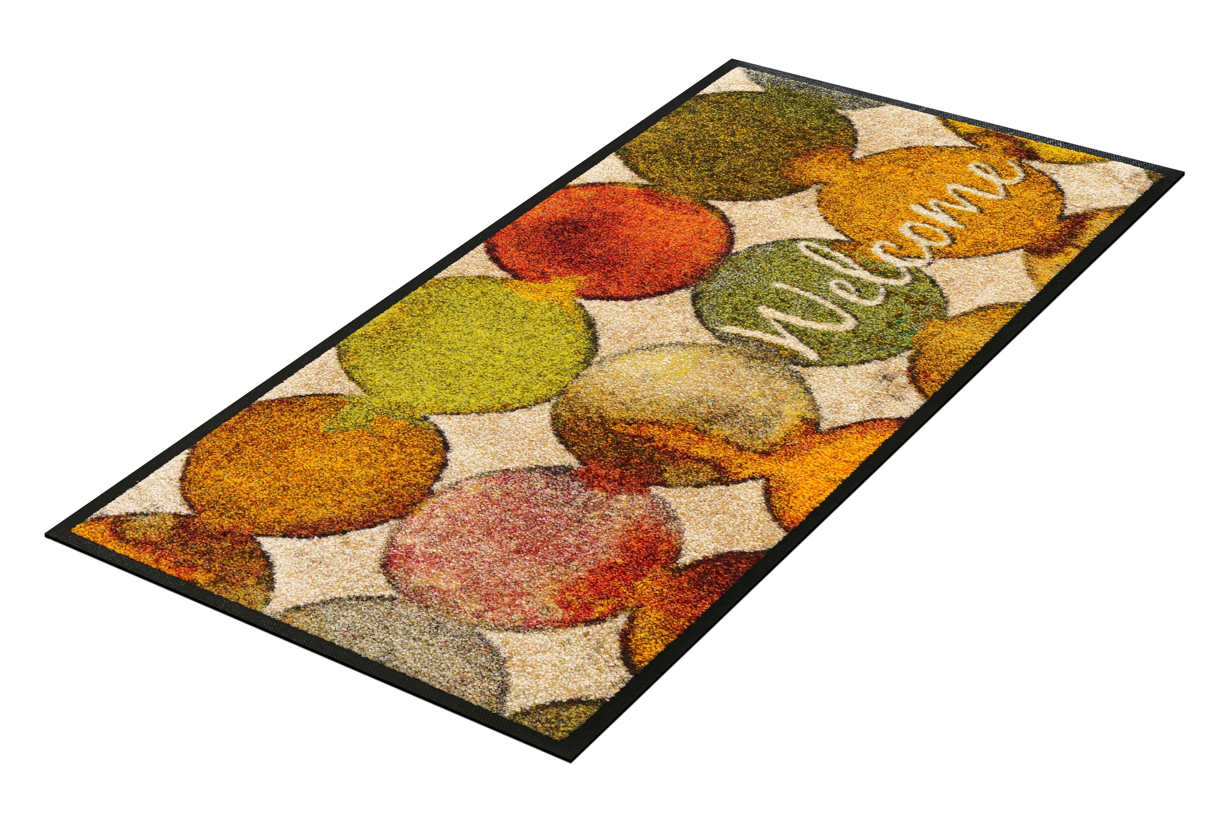 Fußmatte "und Läufer Charming Path", bunt, B:35cm H:7mm L:75cm, Obermaterial: 100% Polyamid, WASH+DRY BY KLEEN-TEX, Teppiche, Fußmatte 2