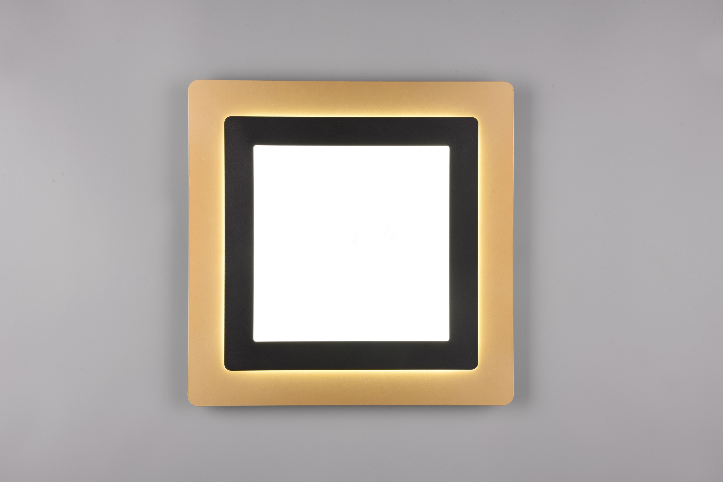 TRIO Leuchten LED Deckenleuchte »MORGAN, quadratische Deckenlampe 45x45cm, dimmbar, CCT, Memoryfunktion«, 1 flammig, Leuchtmittel LED-Board | LED fest integriert, Nachtlicht, Timer, 46W 6000 Lumen, 2700-6500 Kelvin, mit Fernbedienung