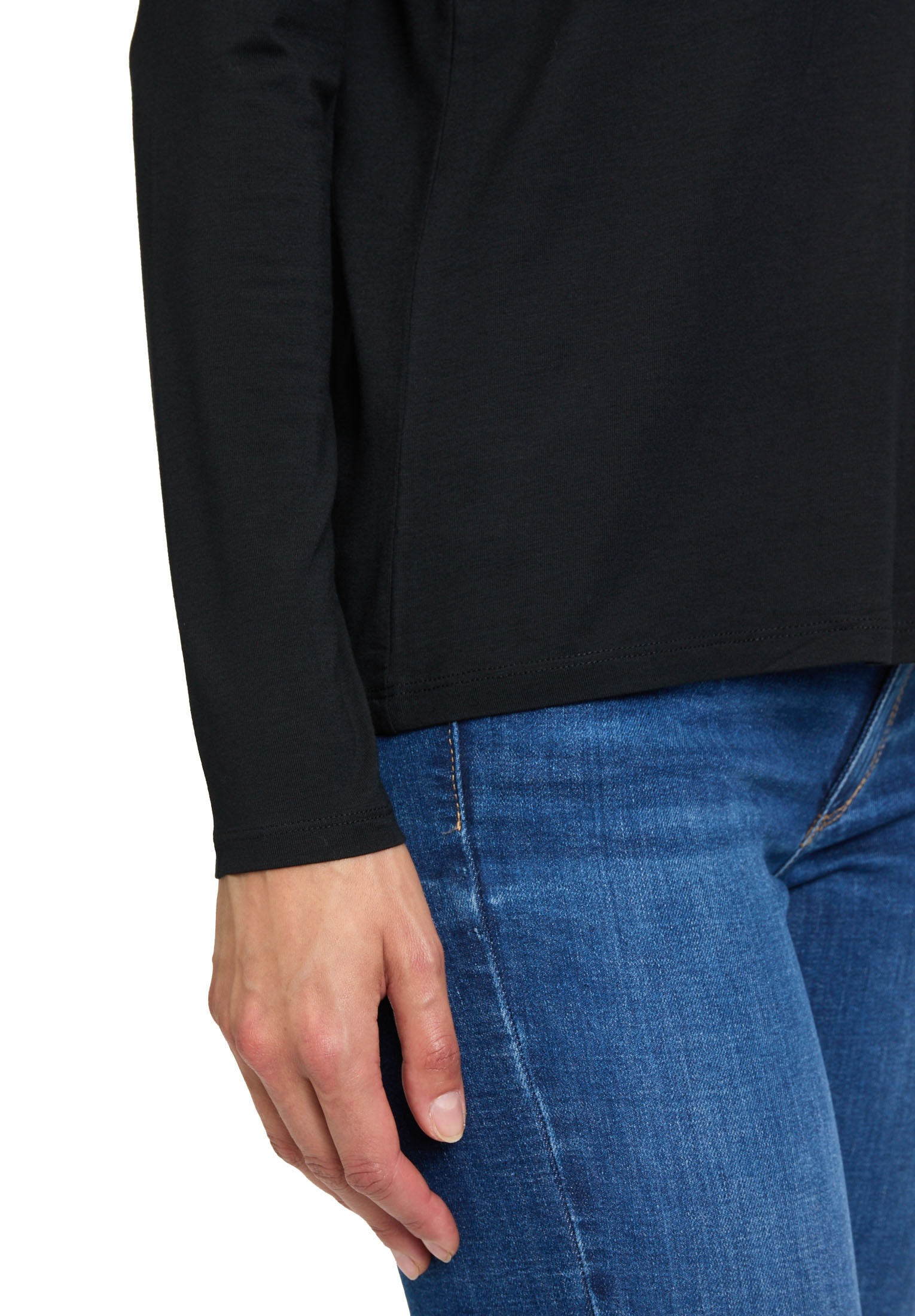 Betty Barclay Kurzarmshirt »Betty Barclay Damen Blusenshirt mit Kragen«, (1 tlg.), Aufgesteppte Bänder