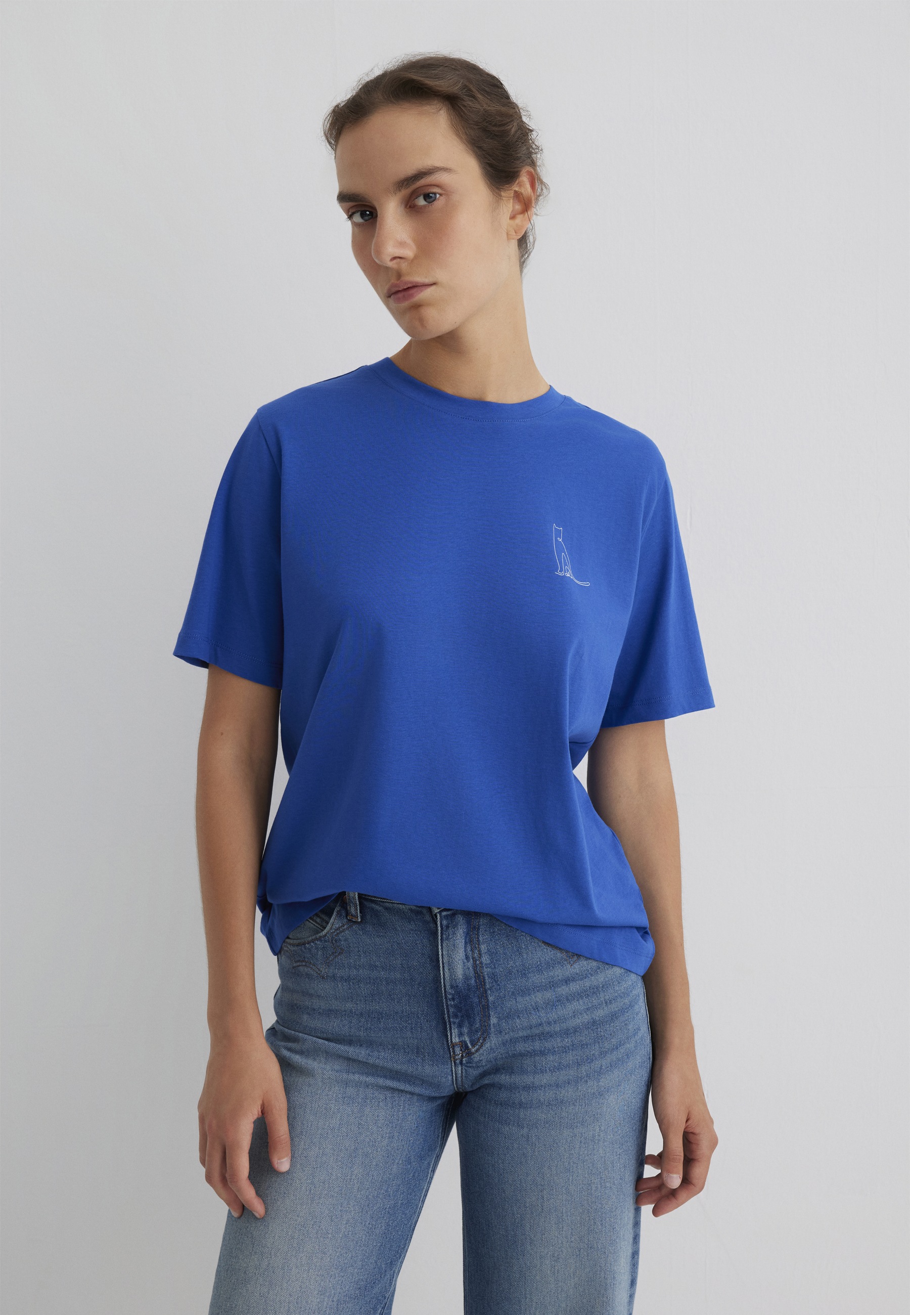 Thumbnail - Mavi T-Shirt "GRAPHIC TEES", Katzen T-Shirt
