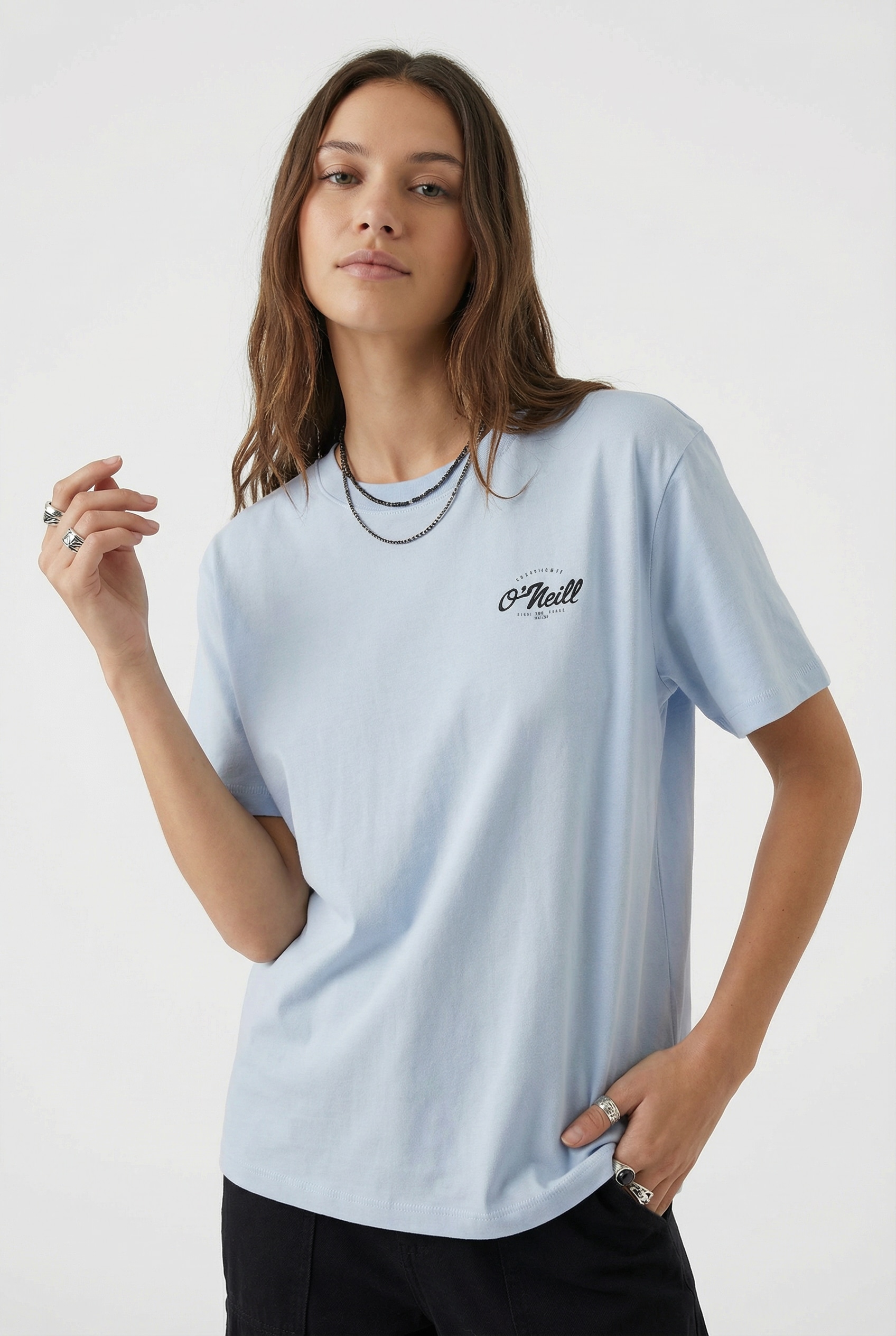 ONeill T-Shirt "ONEILL BOXY BACK PRINT T-SHIRT" sportliche Passform, lockerer Schnitt, aus Baumwolle