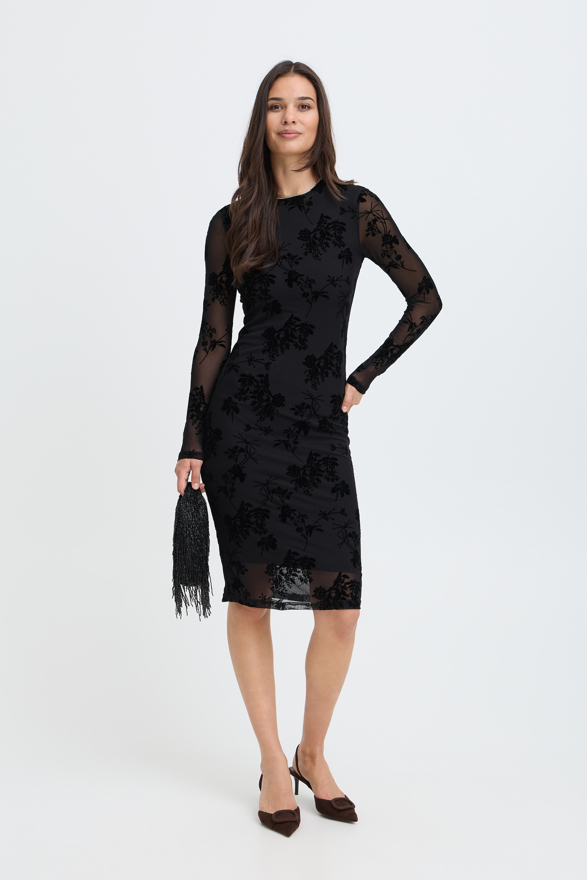 b.young Midikleid »Damen Casual BYRIMESHA«