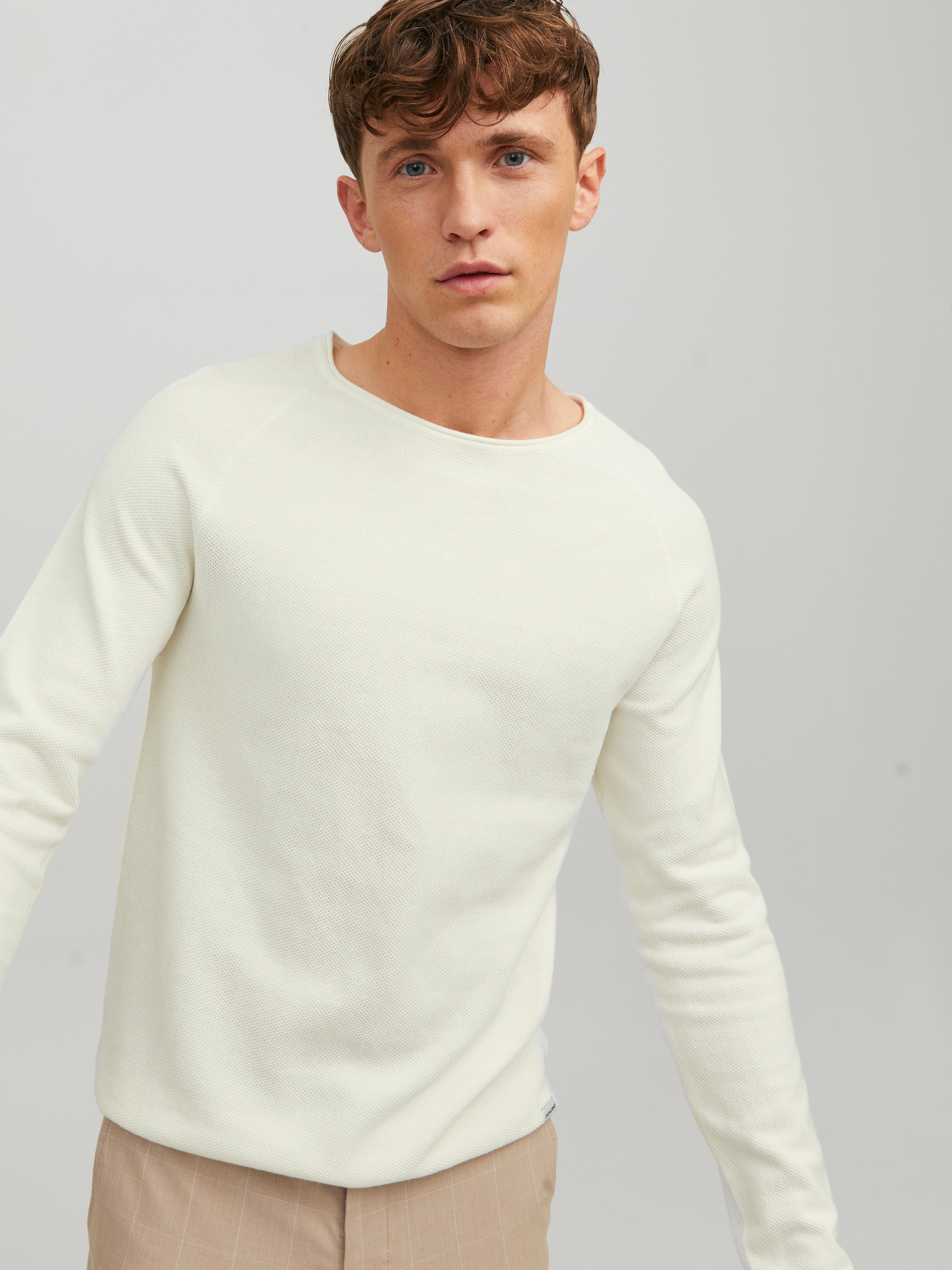 Jack & Jones Pull Hill Cloud Dancer S Homme 3
