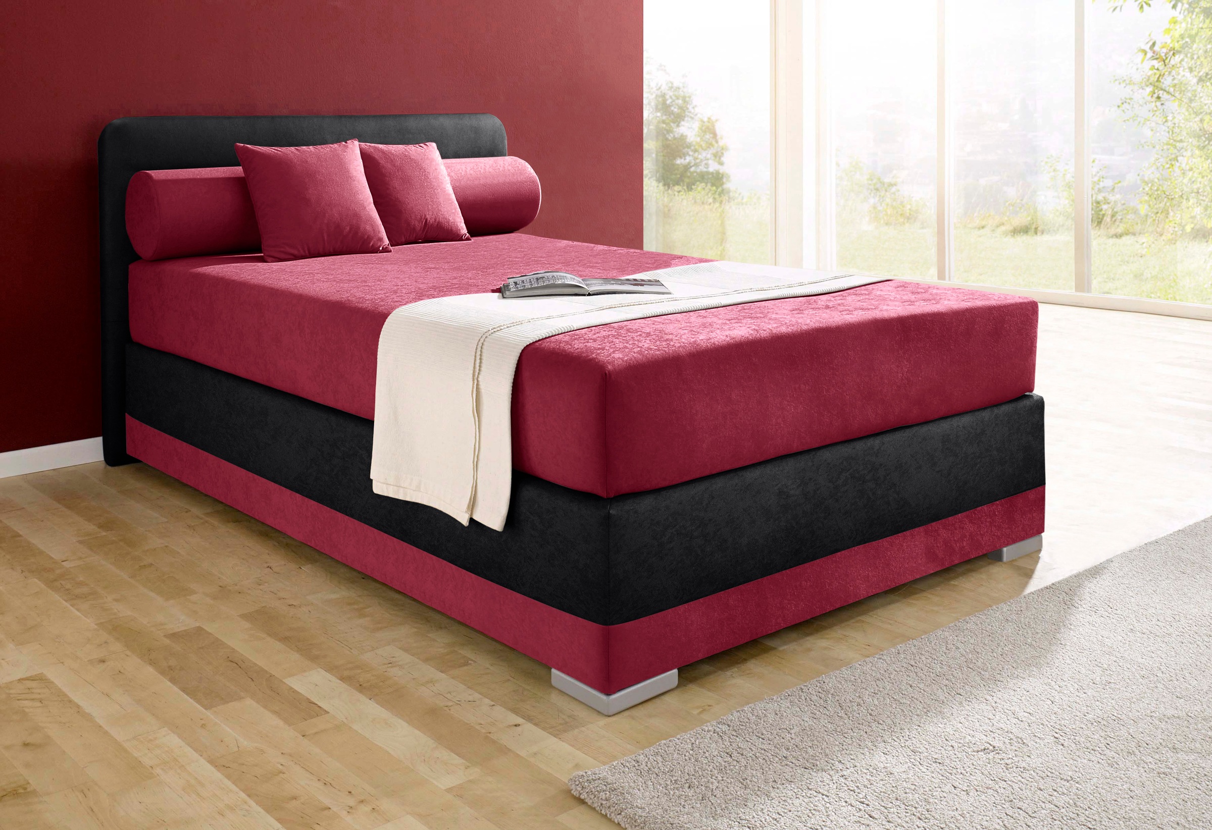 Maintal Boxspringbett "Lago", in 3 verschiedenen Matratzenarten, H2 oder H3 günstig online kaufen