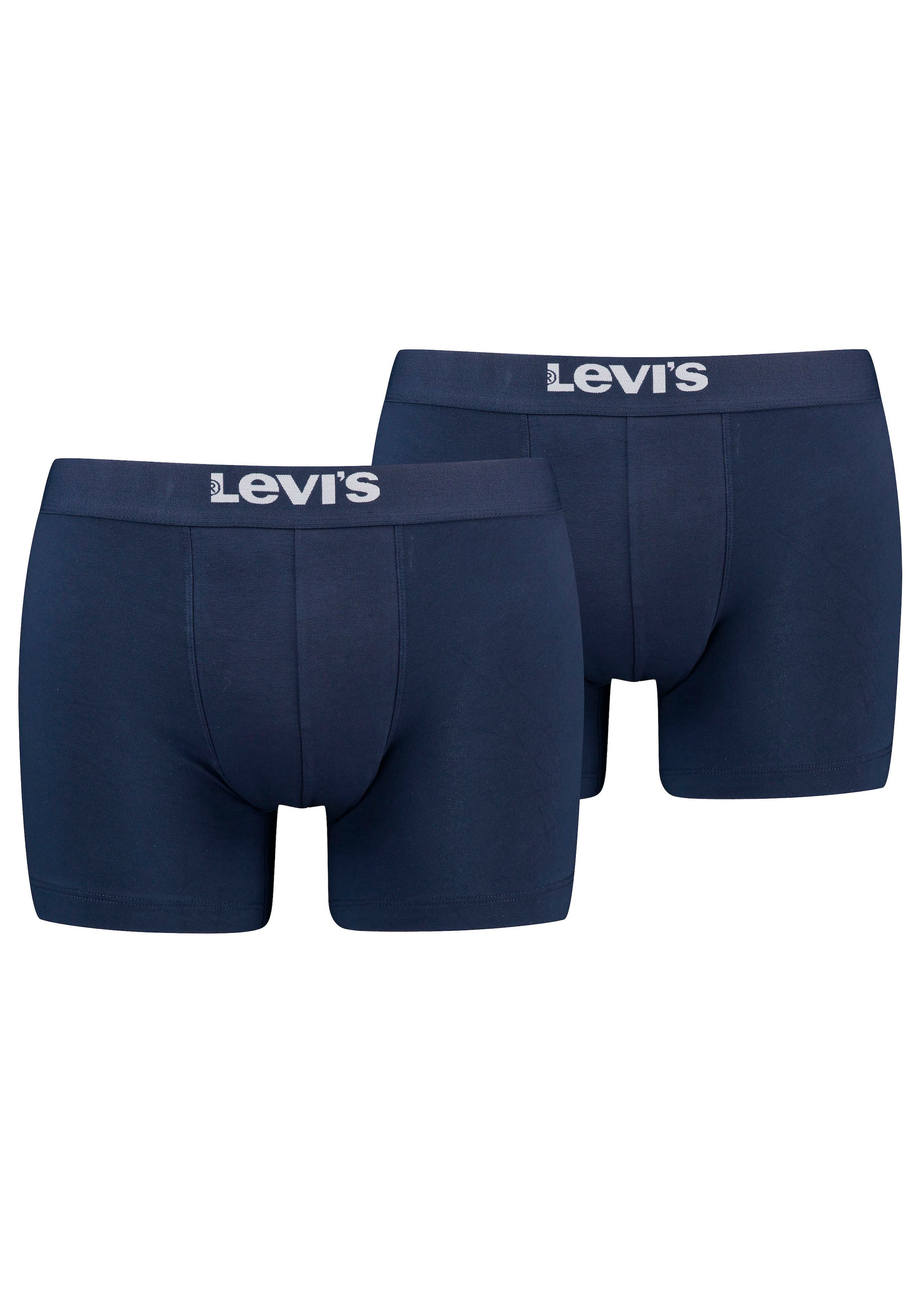 Levis Boxershorts, (Packung, 2er-Pack), mit breitem Logobund