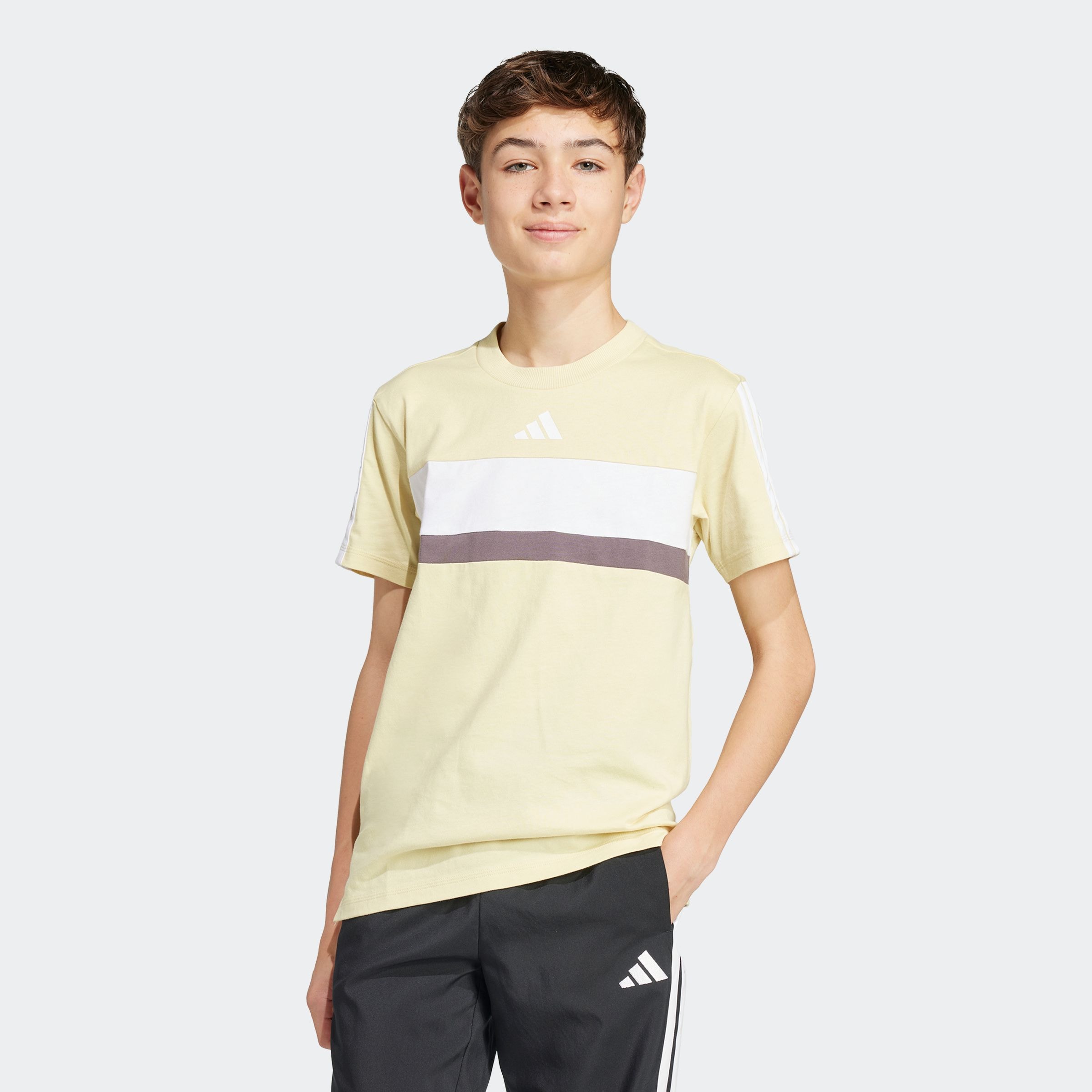 adidas Sportswear T-Shirt »J 3S TIB T« für Kinder, mit Rundhalsausschnitt, Kurzarm, ohne Verschluss