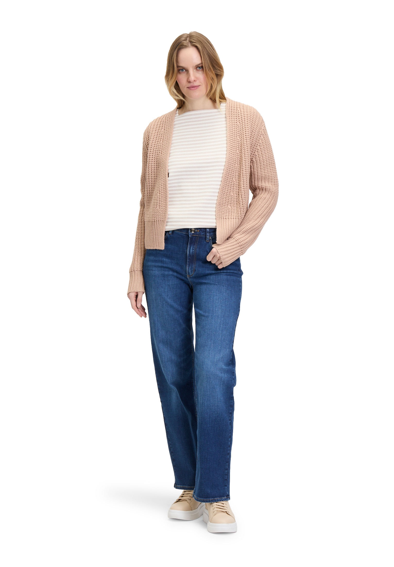 Betty&Co 3/4-Arm-Shirt »Betty & Co Damen Ringelshirt mit U-Boot-Ausschnitt«, (1 tlg.), Material