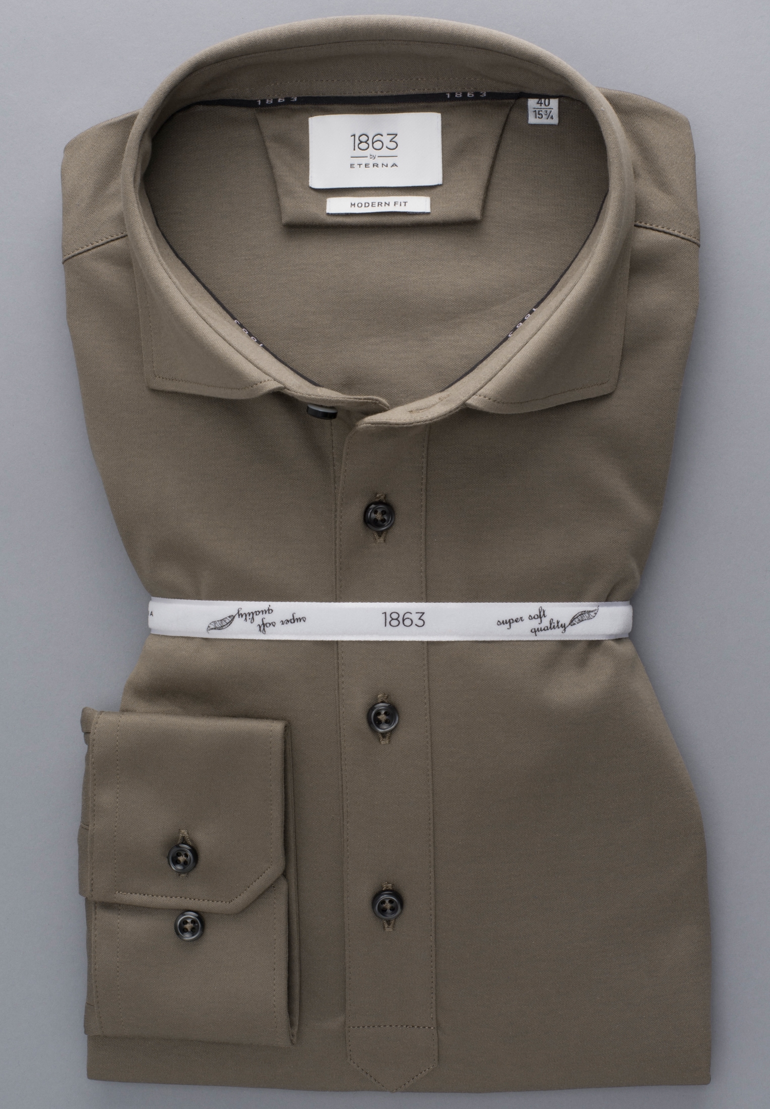 Eterna Langarmhemd »MODERN FIT« NON IRON (bügelfrei)