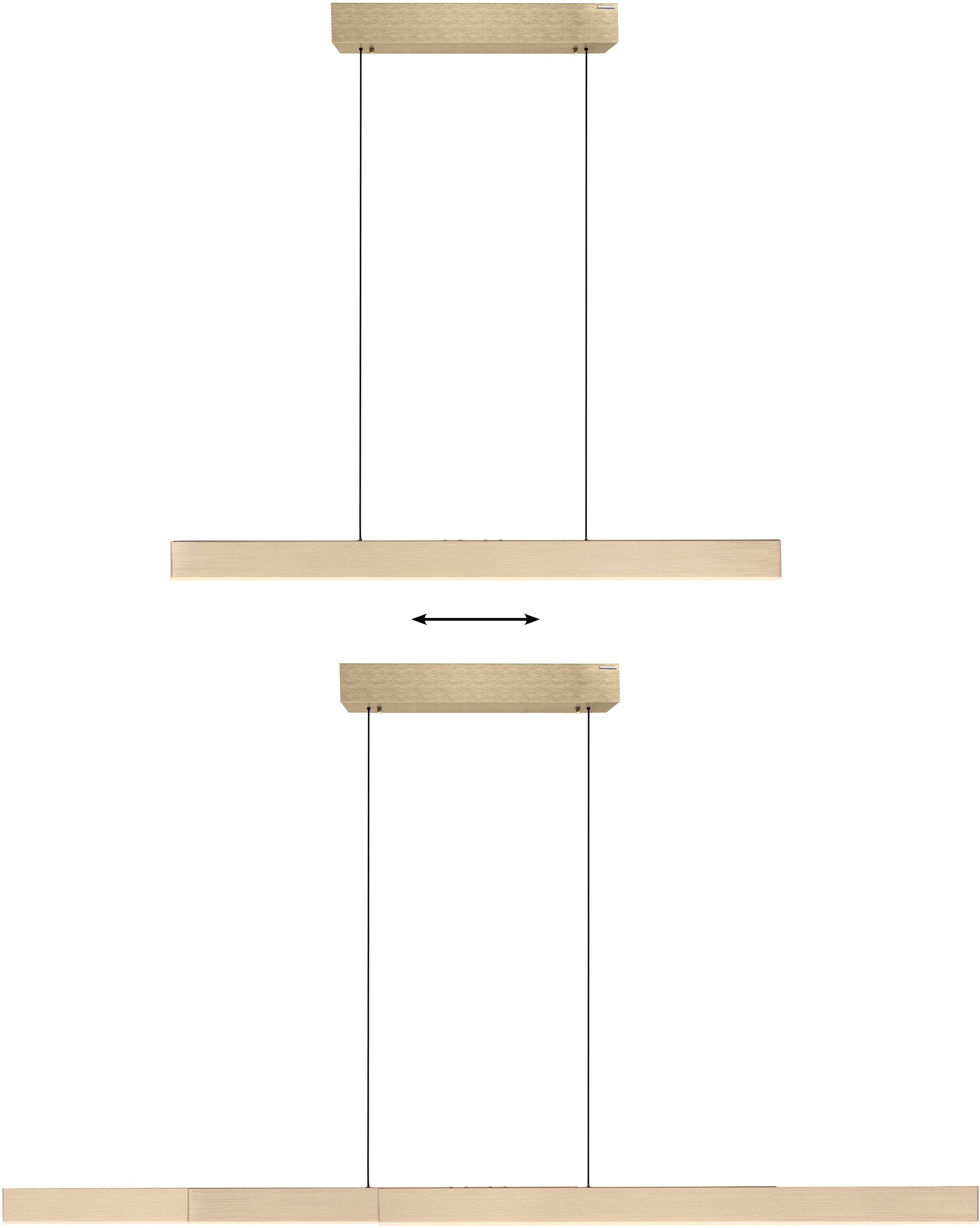Neuhaus PURE LED Pendelleuchte »PURE Moto-Rise« LED-Board 1 Stk. warmweiß - kaltweiß e-LIFT® Funktion, e-SLIDE® Funktion, Fernbedienung