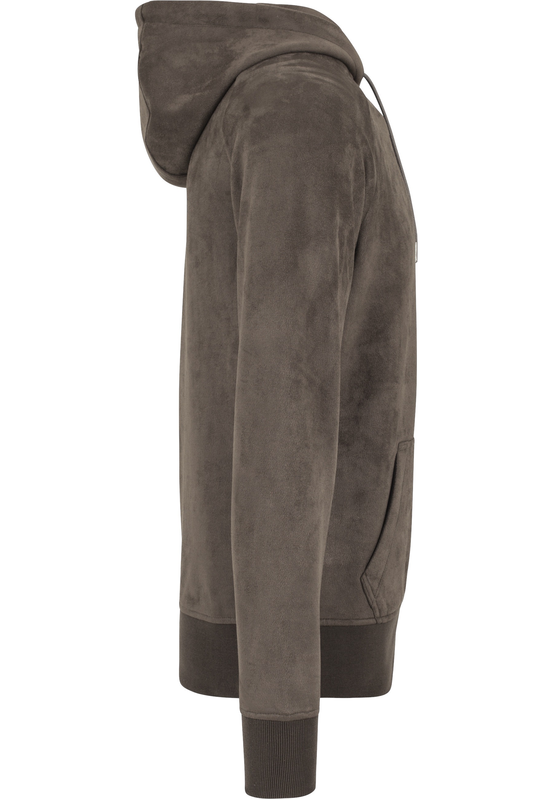 URBAN CLASSICS Sweatshirt »Urban Classics Herren Imitation Suede Hoody«, 1 Stk.
