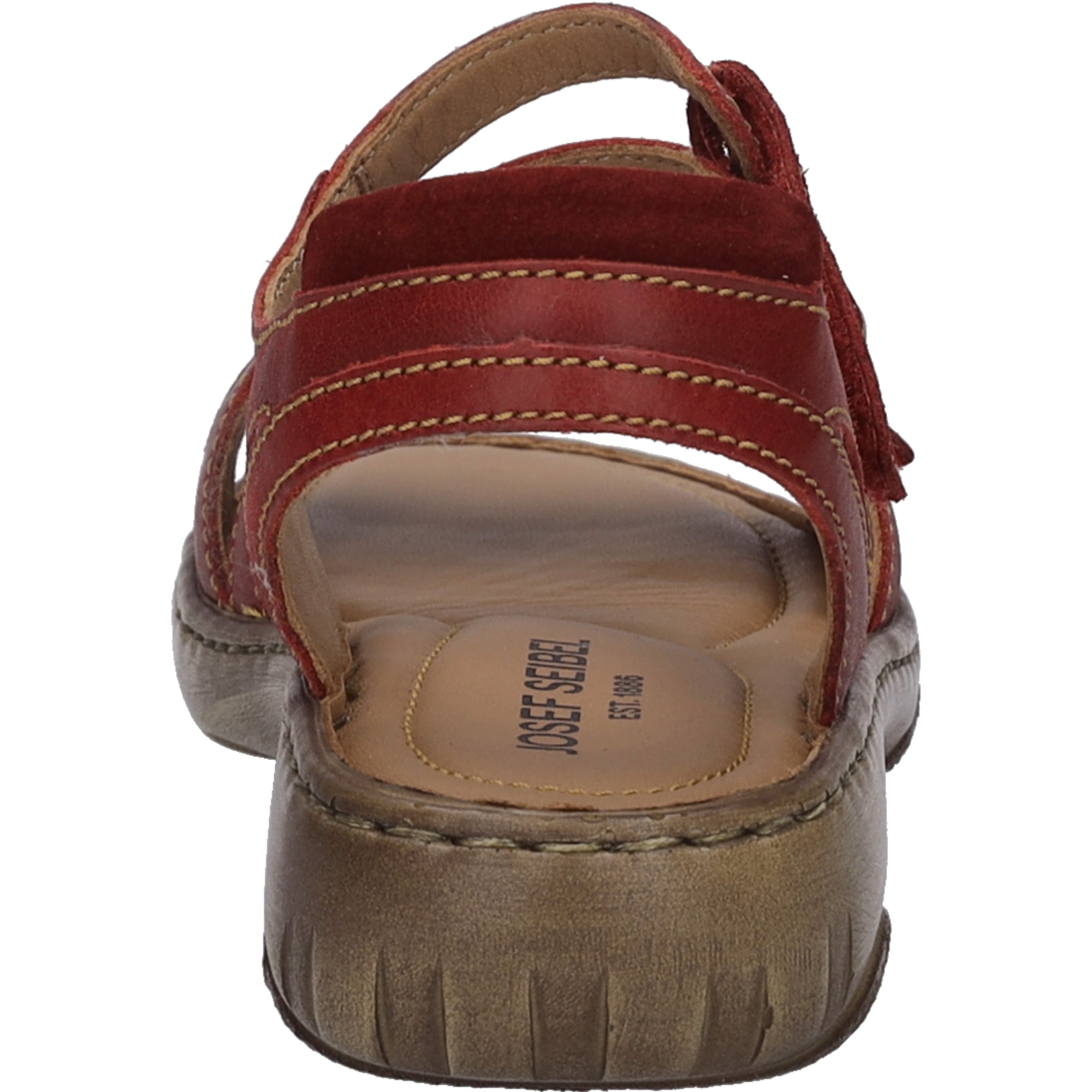 Sandale JOSEF SEIBEL "Debra 25, rot", Damen, Gr. 39, rot, Obermaterial: 100% Rindsleder Leather cow., Schuhe Sandale 3