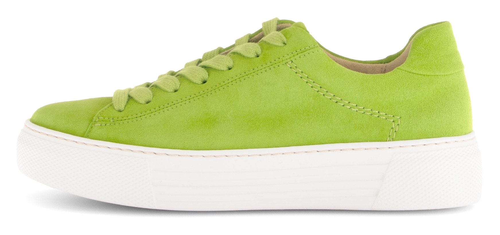 Gabor Plateausneaker »FLORENZ«, Freizeitschuh, Halbschuh, Schnürschuh mit dezenten Ziernähten