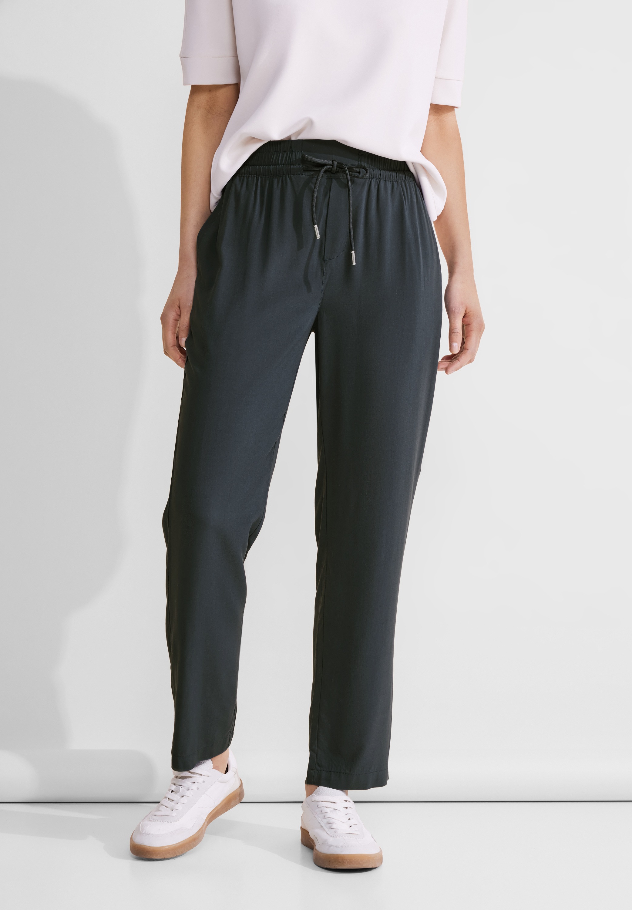 STREET ONE Röhrenhose, Middle Waist