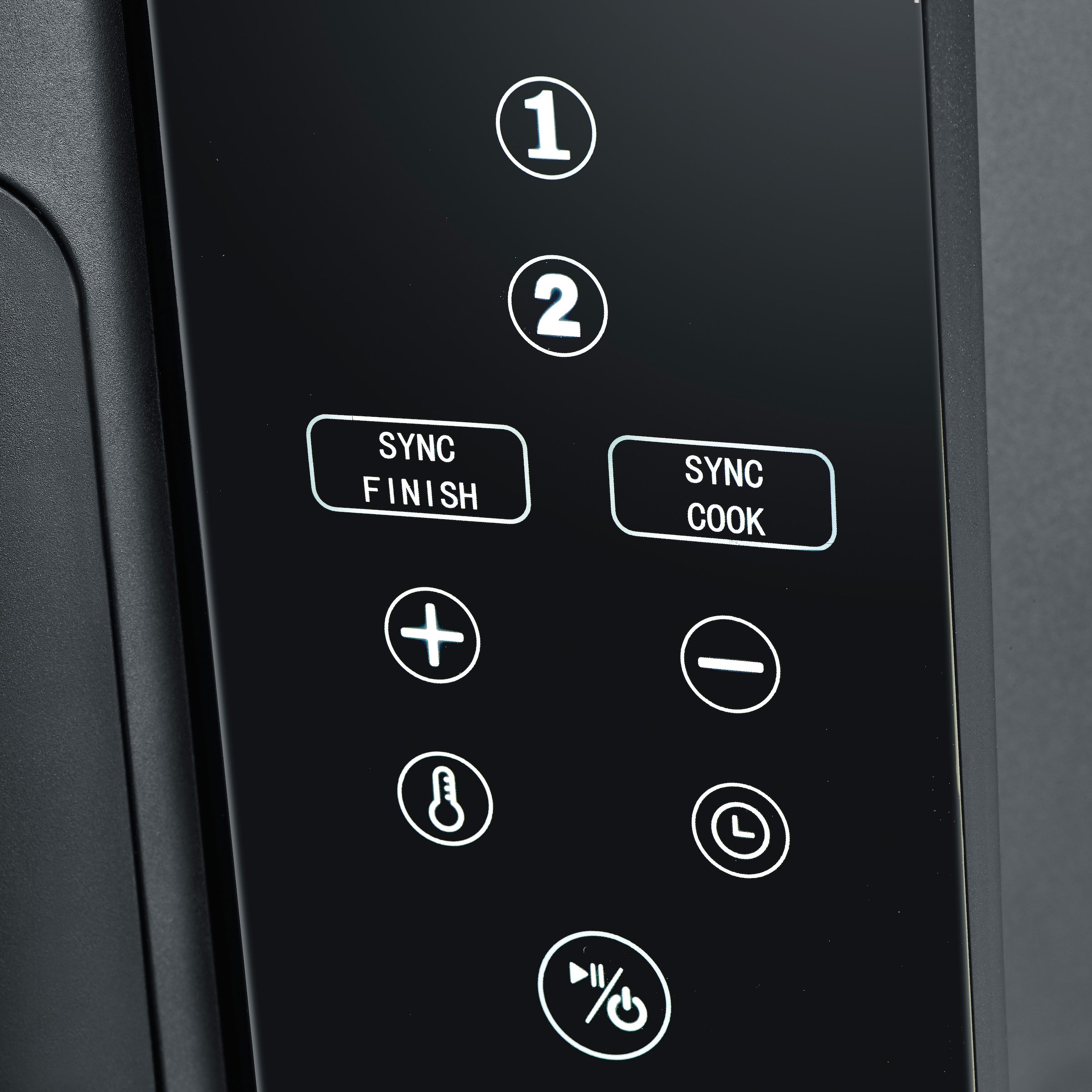 Severin Heißluftfritteuse »Severin S-Fry Duo Stack, FR 2468« 2800 W 2 Kammern, XXL-Doppelstock Airfryer, 11l, schwarz, Touchbedienung