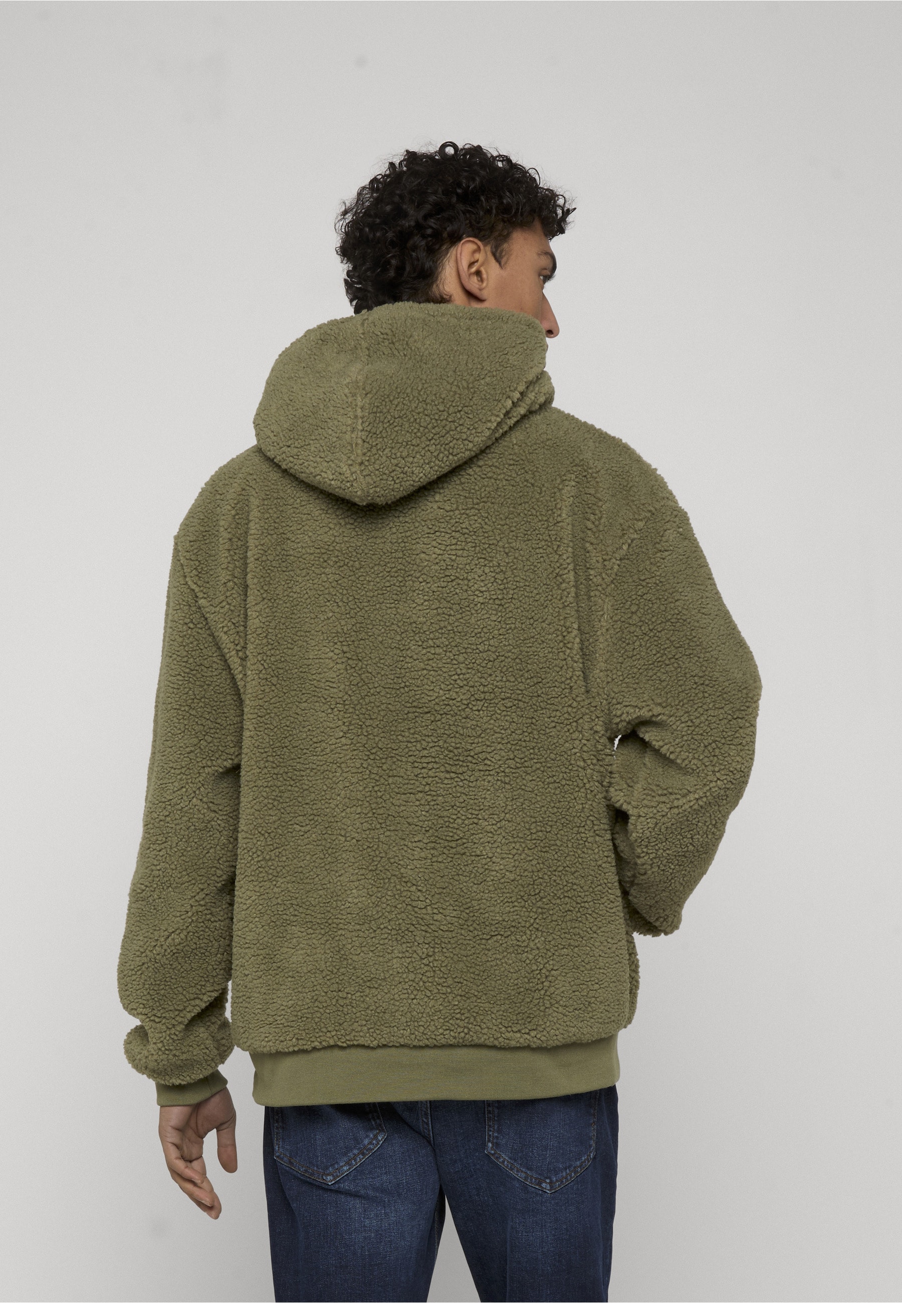 Karl Kani Rundhalspullover »Karl Kani Herren KM213-064-1 Small Signature Teddy Hoodie« 1 Stk.