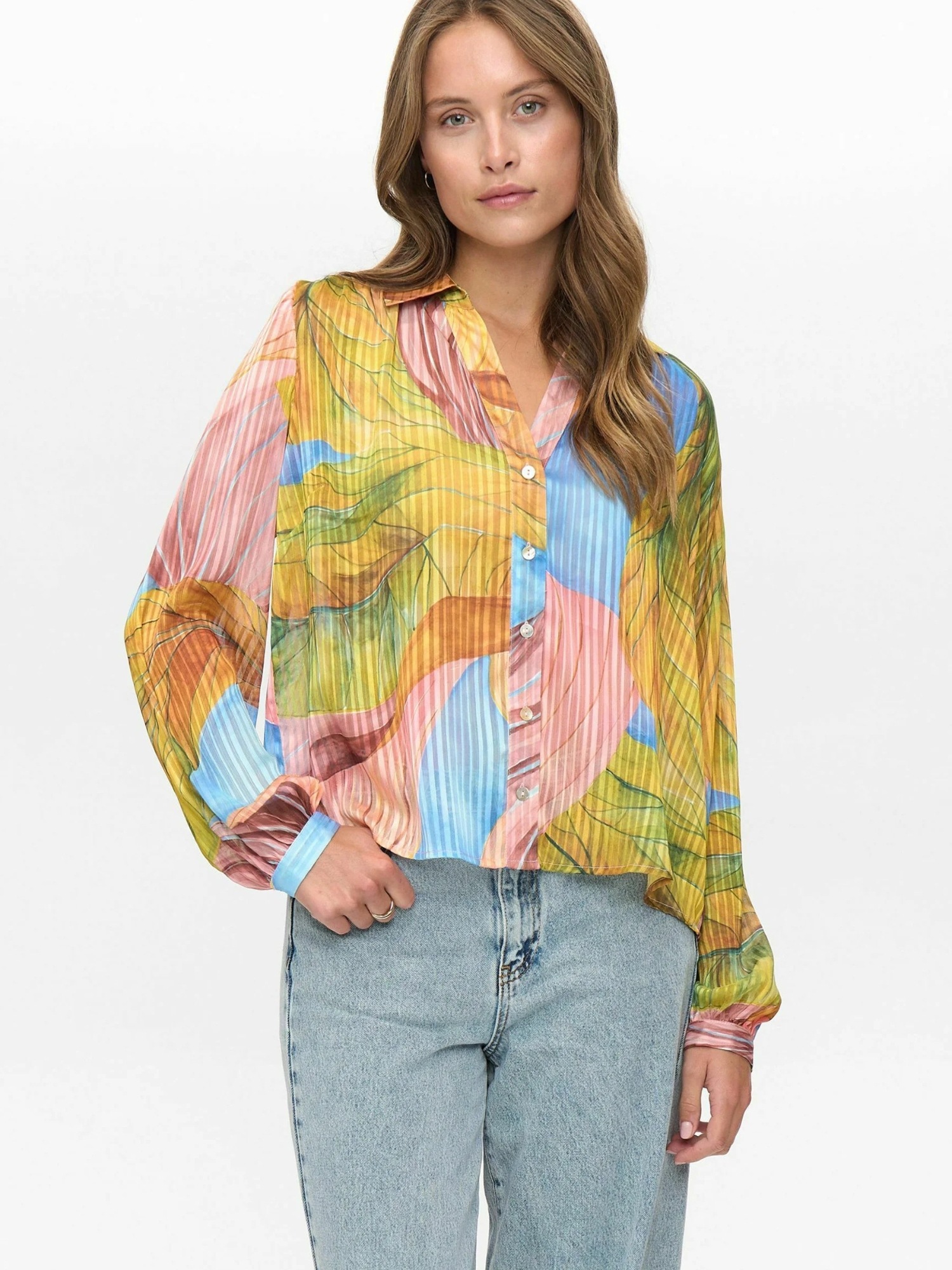 nümph Langarmhemd »Nümph Shirt NUKAYA«