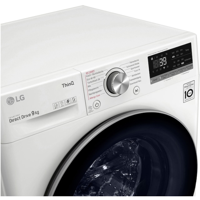 BAUR TurboWash® in 9 39 - 1600 Minuten F6WV709P1, U/min, | Waschmaschine nur LG kg, Waschen »F6WV709P1«,