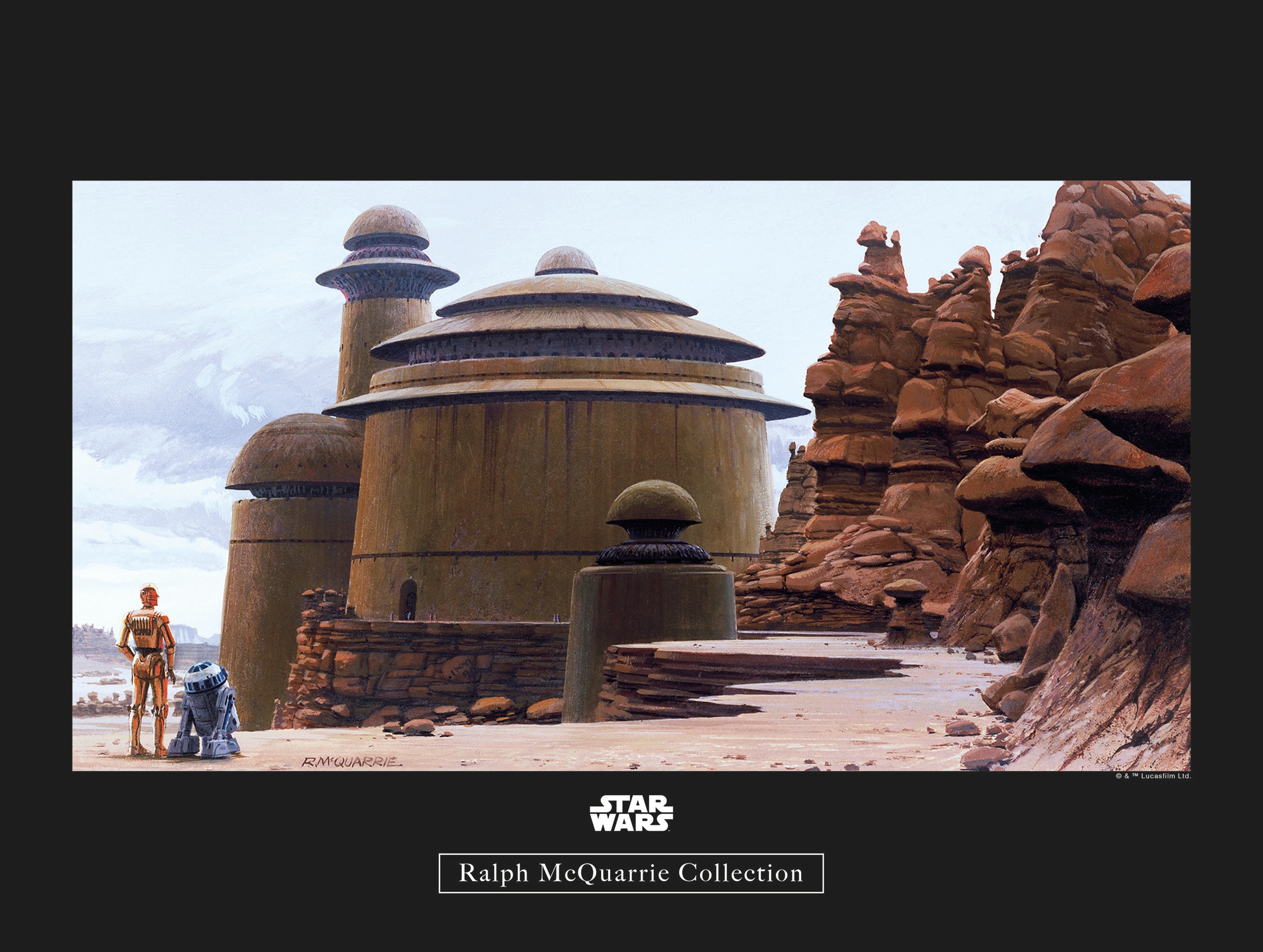 Komar Bild »Star Wars Classic RMQ Jabbas Palace« Star Wars 1 Stk. tlg. Wandbild zur Dekoration im Kinderzimmer - ohne Rahmen