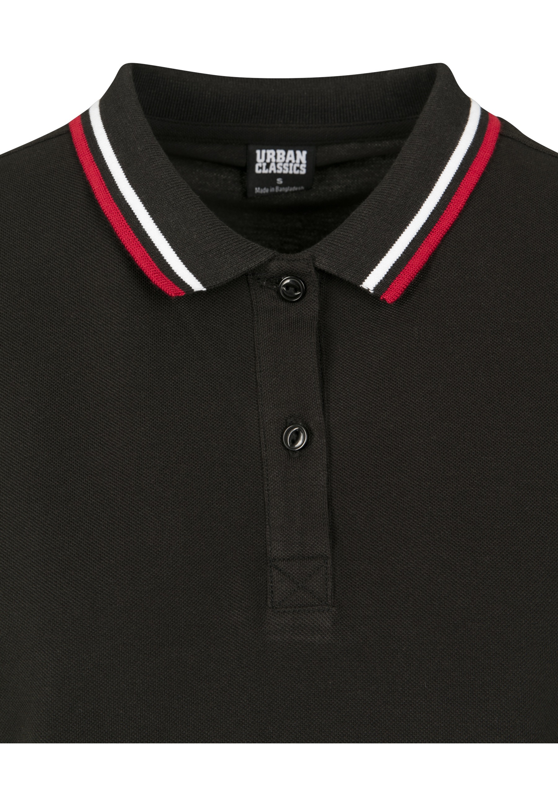 URBAN CLASSICS Shirtkleid »Urban Classics Damen Ladies Polo Dress« 1 Stk. tlg.