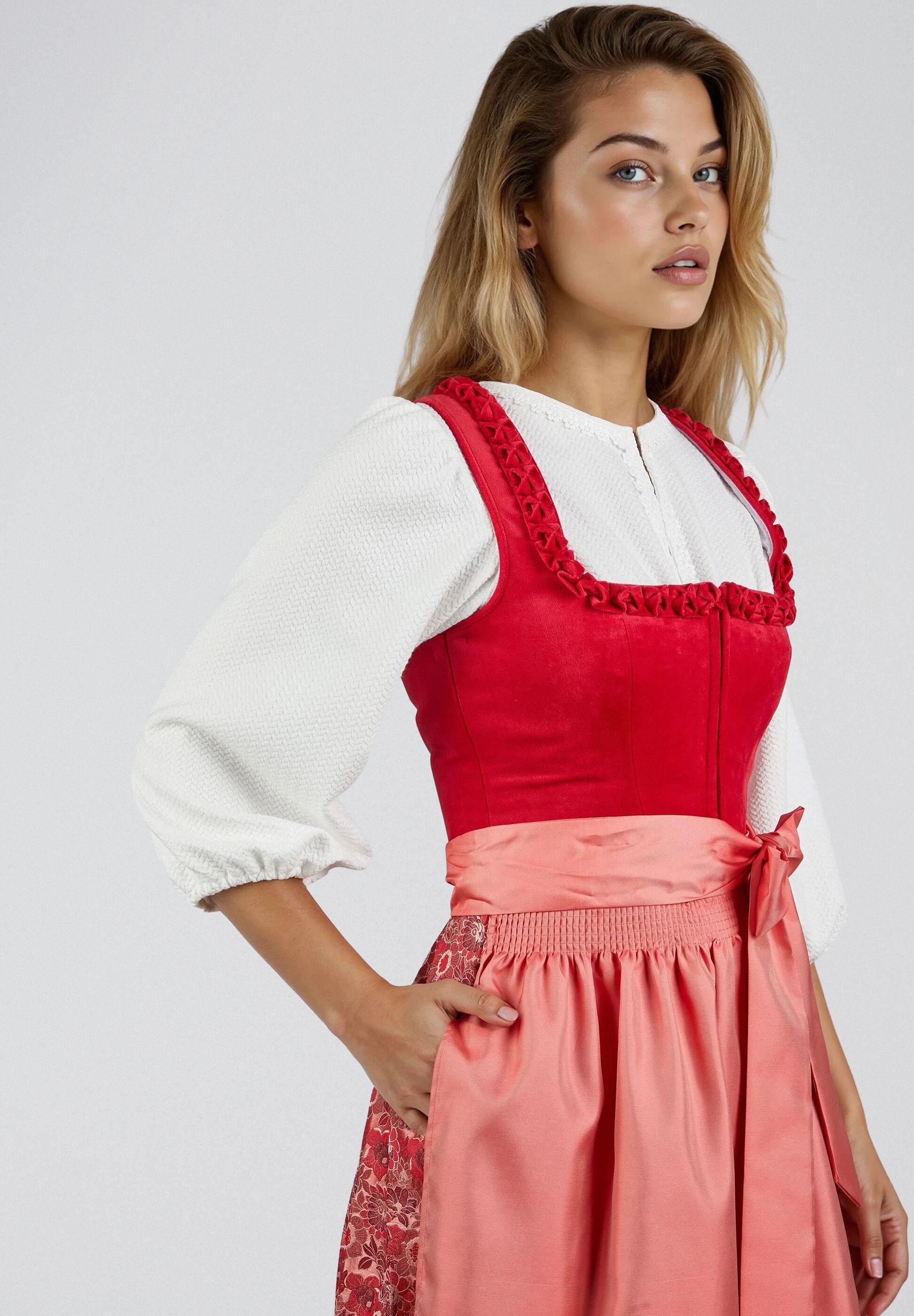 Spieth & Wensky Dirndl »Gloria« feines Samtoberteil