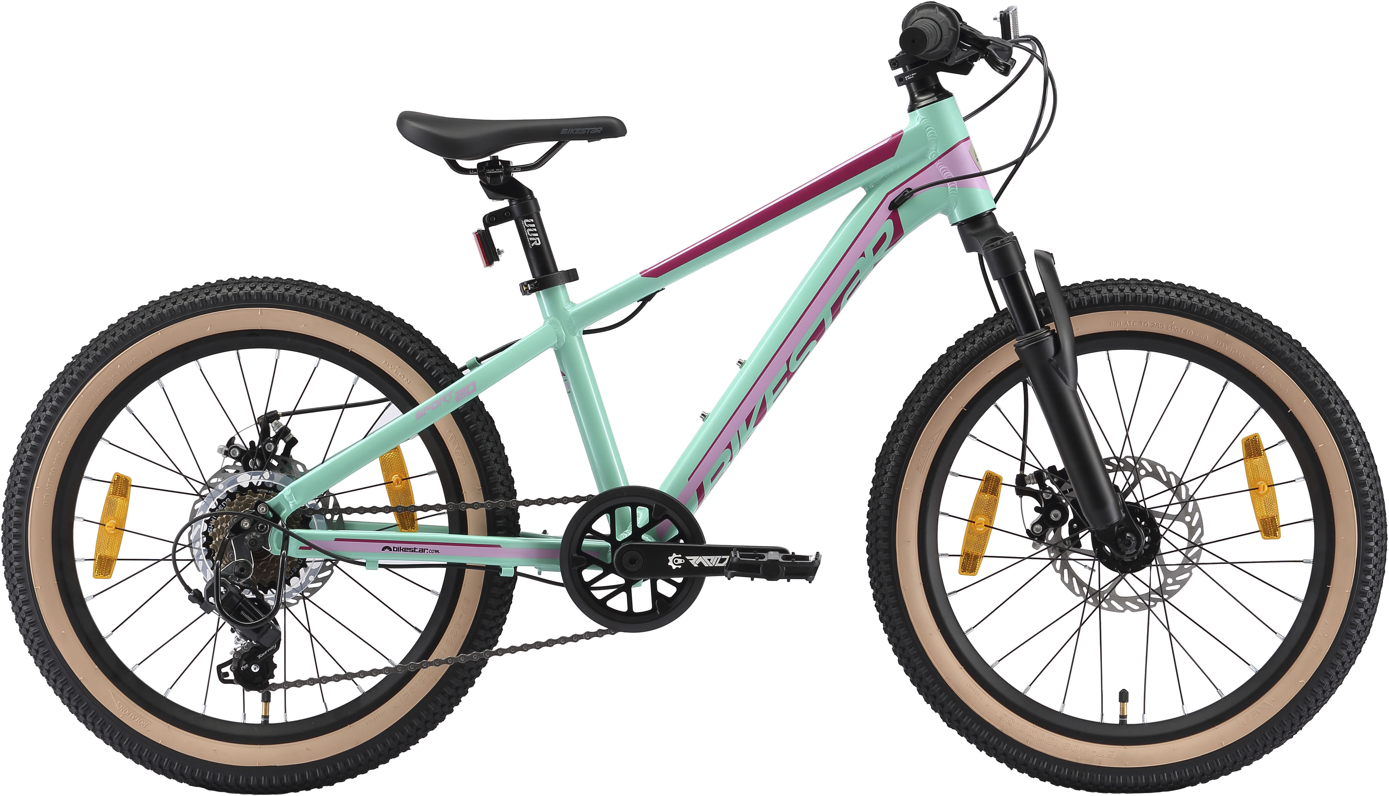 Bikestar Jugendfahrrad 7 Gang Shimano RD-TY21 Schaltwerk Kettenschaltung