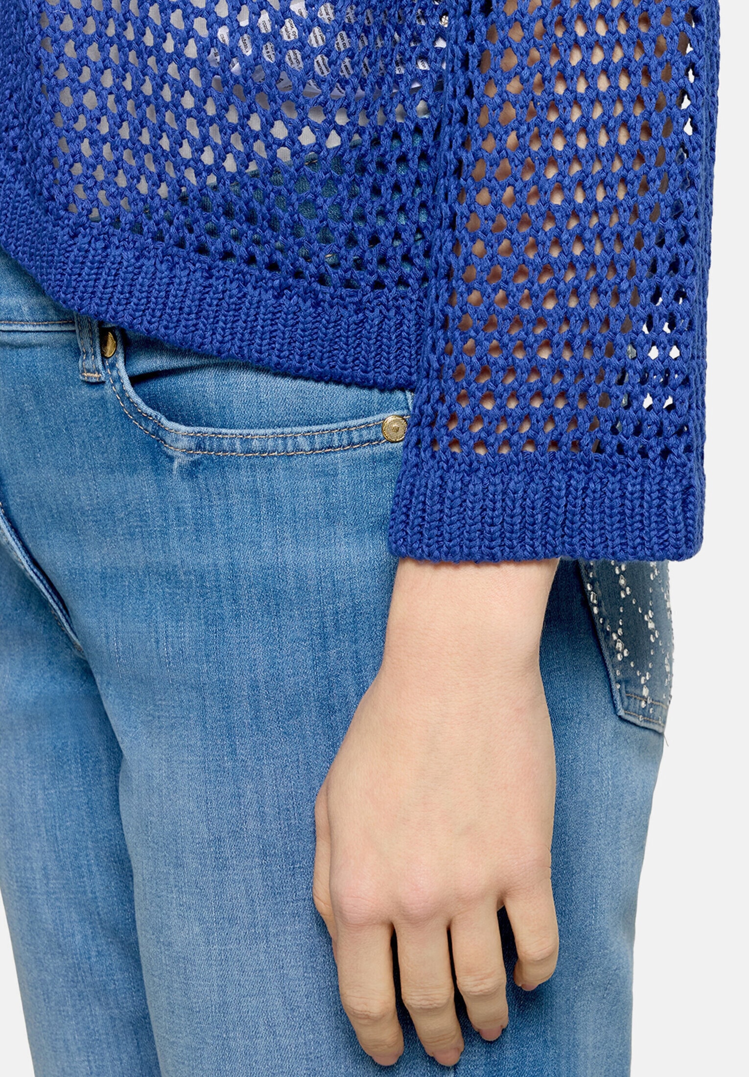 Betty Barclay Strickjacke »Damen mit Lochmuster« 1 tlg.
