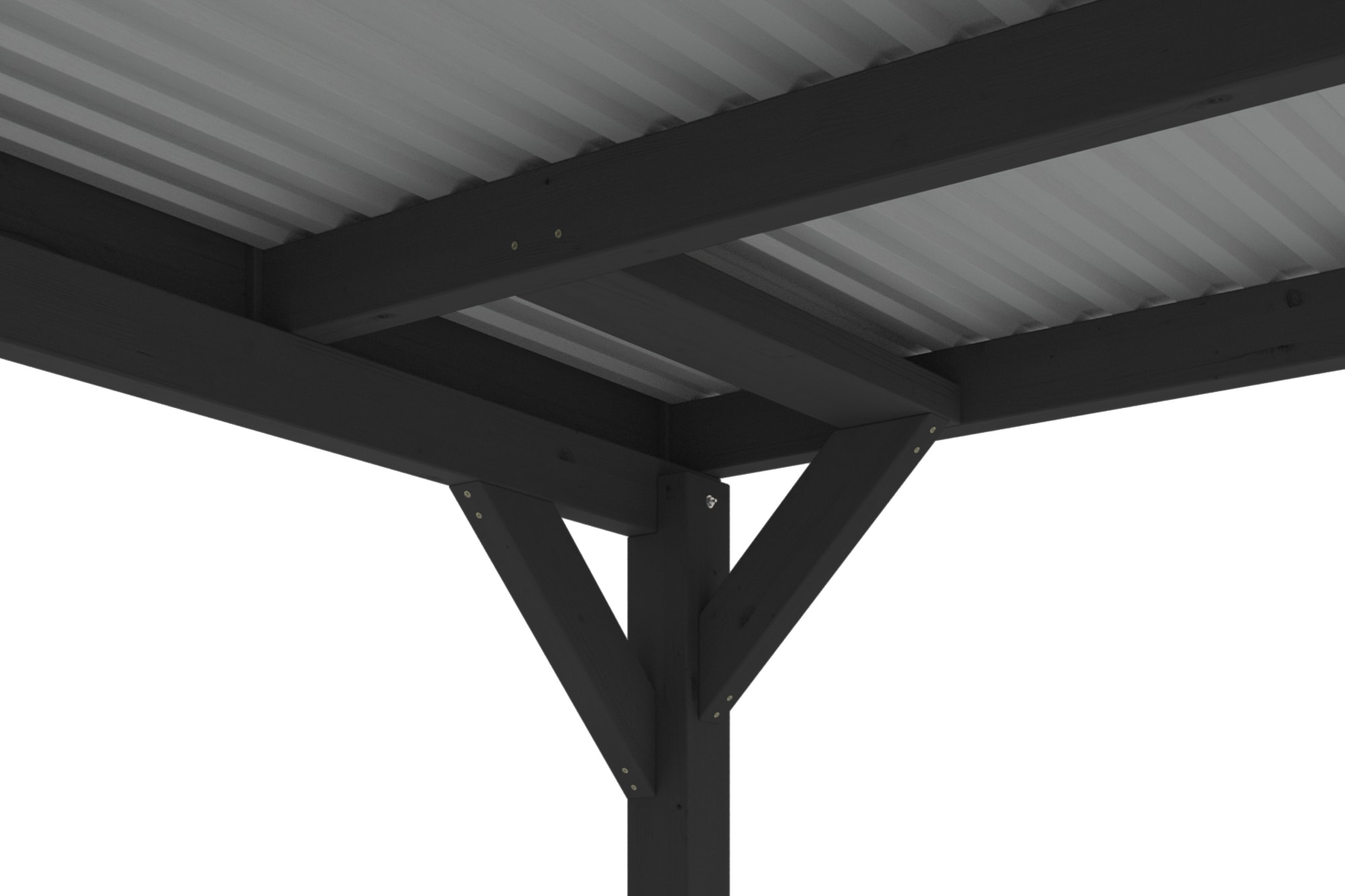 Skanholz Doppelcarport »Grunewald«, Holz, 590 cm, Anthrazit