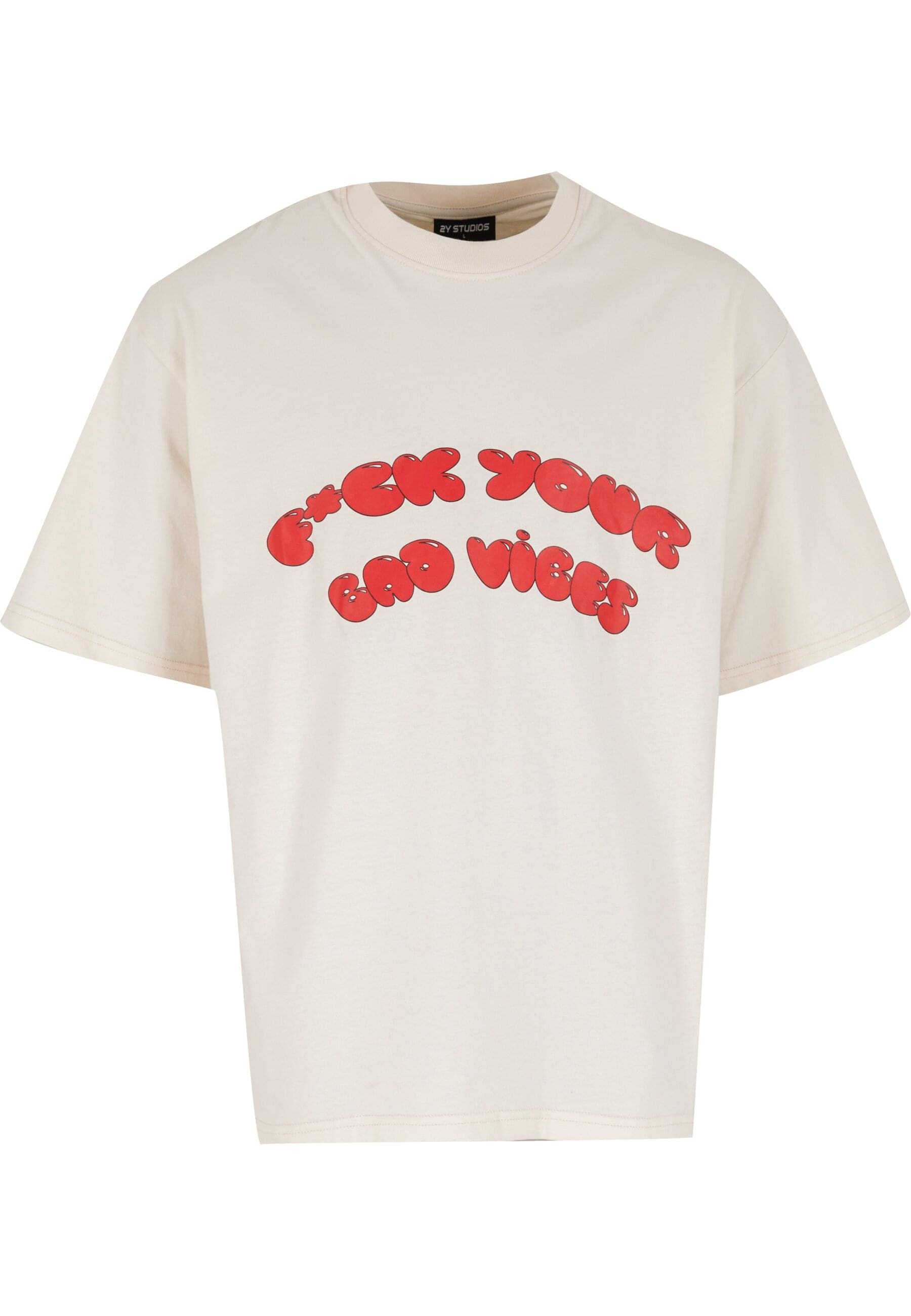 2Y Studios Kurzarmshirt "2Y Studios Herren Vibes Oversize Tee" 1 Stk. tlg. günstig online kaufen