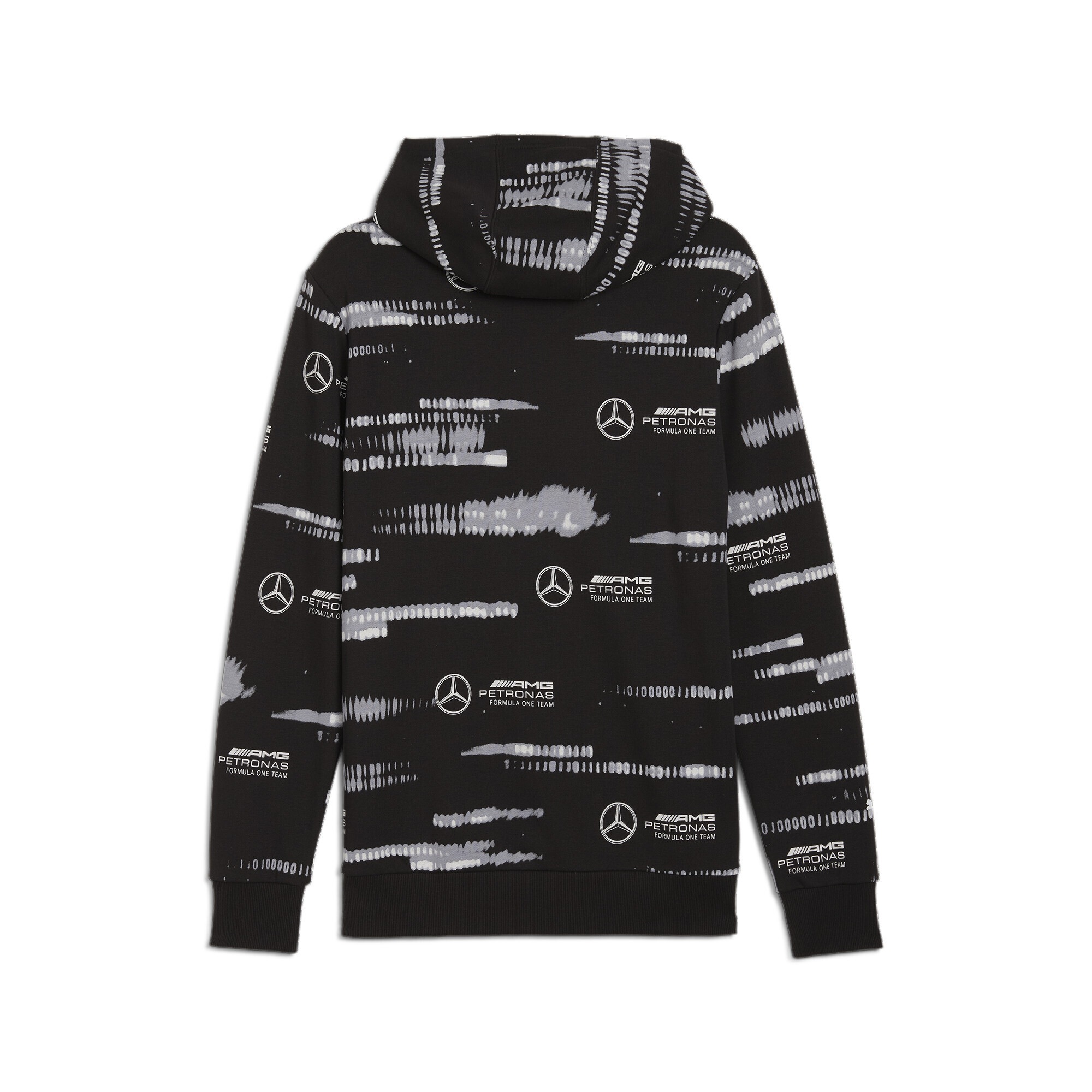 PUMA Hoodie »Mercedes-AMG Petronas F1® Logo Hoodie mit Allover-Print Herren«