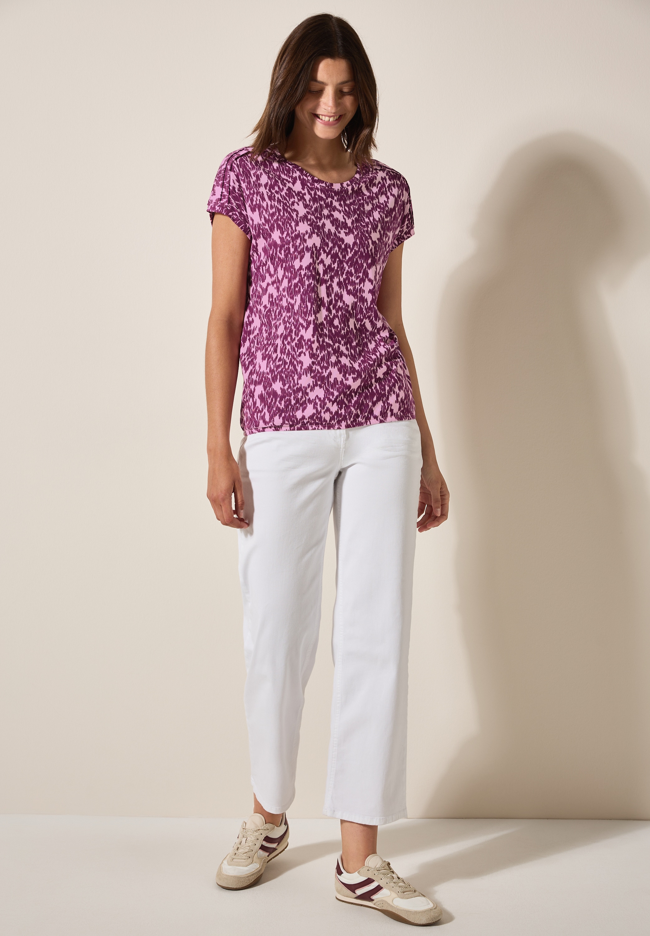 Cecil T-Shirt, mit All-Over Print