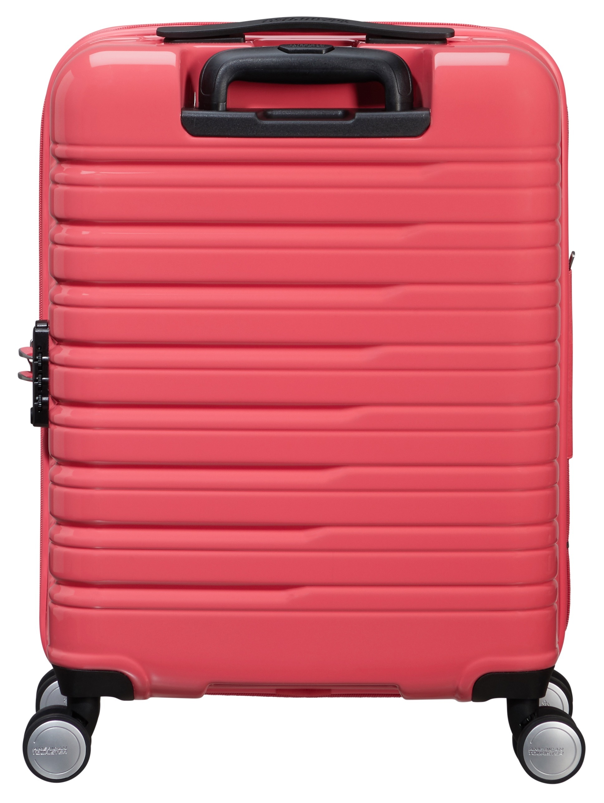 American Tourister® Handgepäck-Trolley »FLASHLINE POP Suitcase 55«, 4 St. Rollen, Handgepäck-Koffer Reisegepäck Koffer TSA-Zahlenschloss