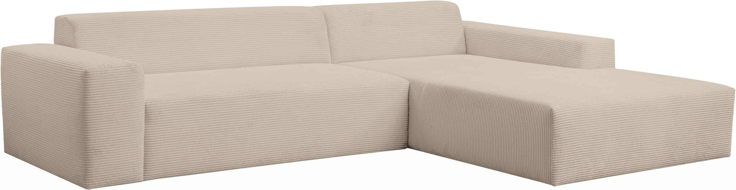 Thumbnail - WERK2 Ecksofa "Zeus-XL, Mega-Sofa mit großer Sitztiefe, Stellmaße 311cm x 210cm", Curvy Trend Garnitur mit urbaner Optik...