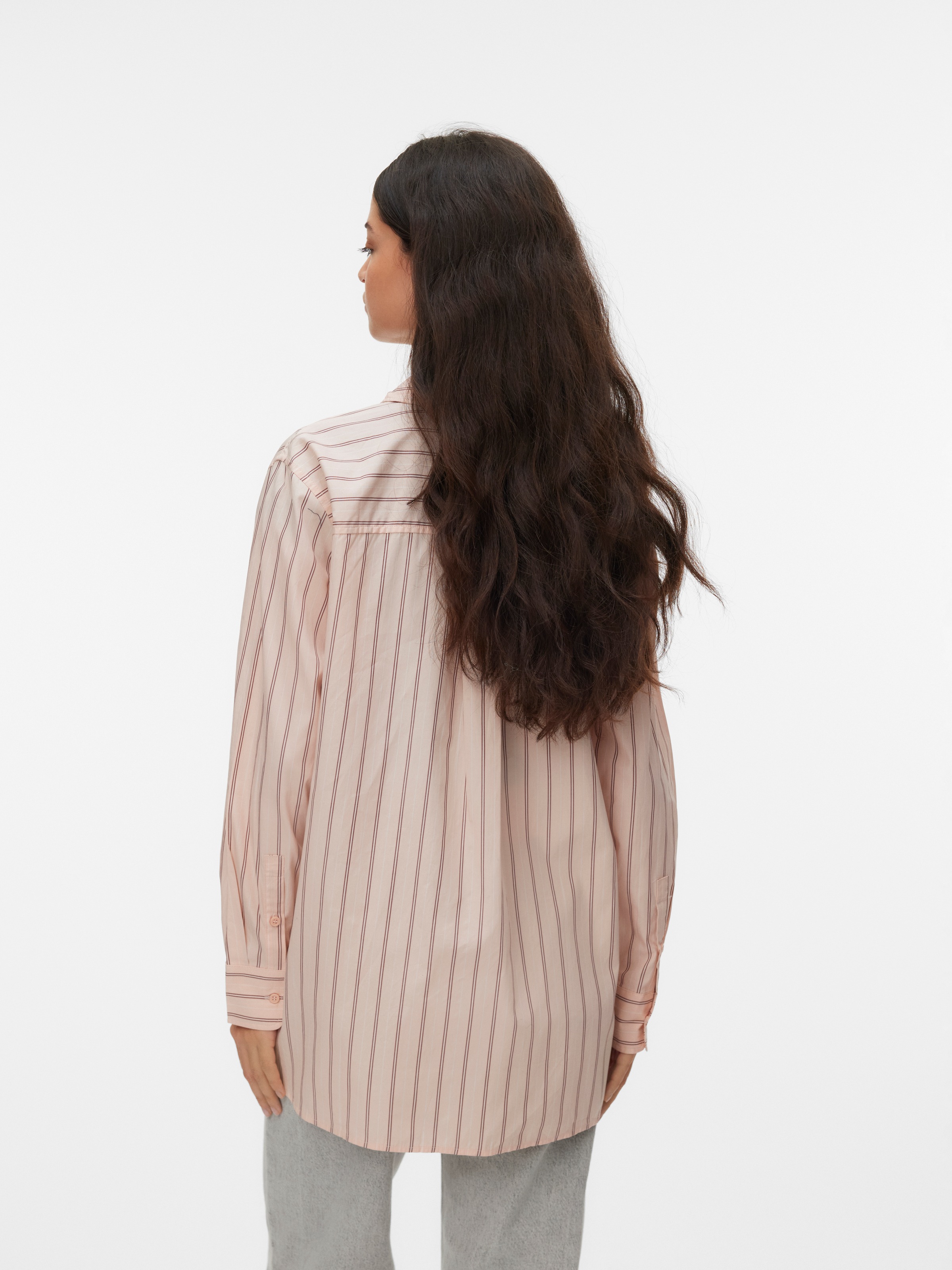 Vero Moda Hemdbluse "VMELINA LS SHIRT WVN NOOS" Baumwolle günstig online kaufen