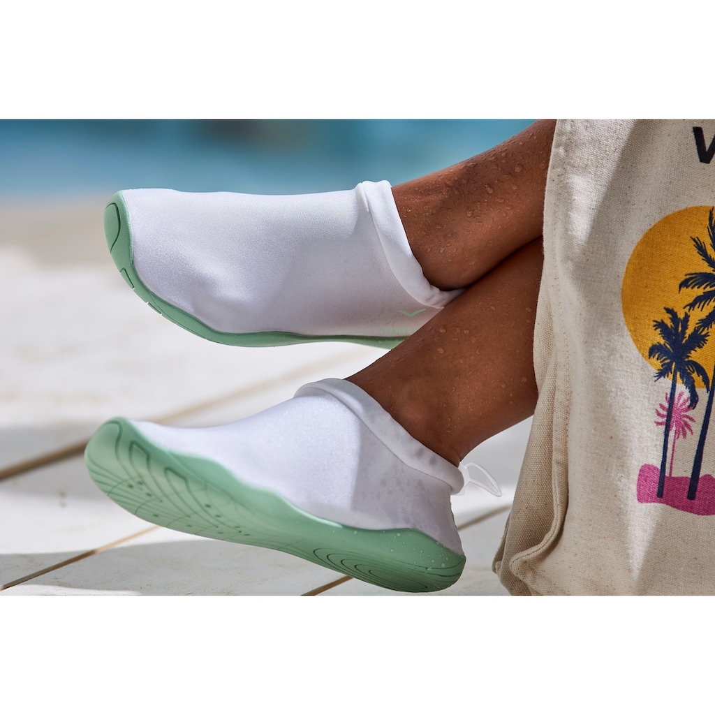 Venice Beach Aquaschuh, Badeschuh, Slipper, Wasserschuh ultraleicht und schnelltrocknend VEGAN