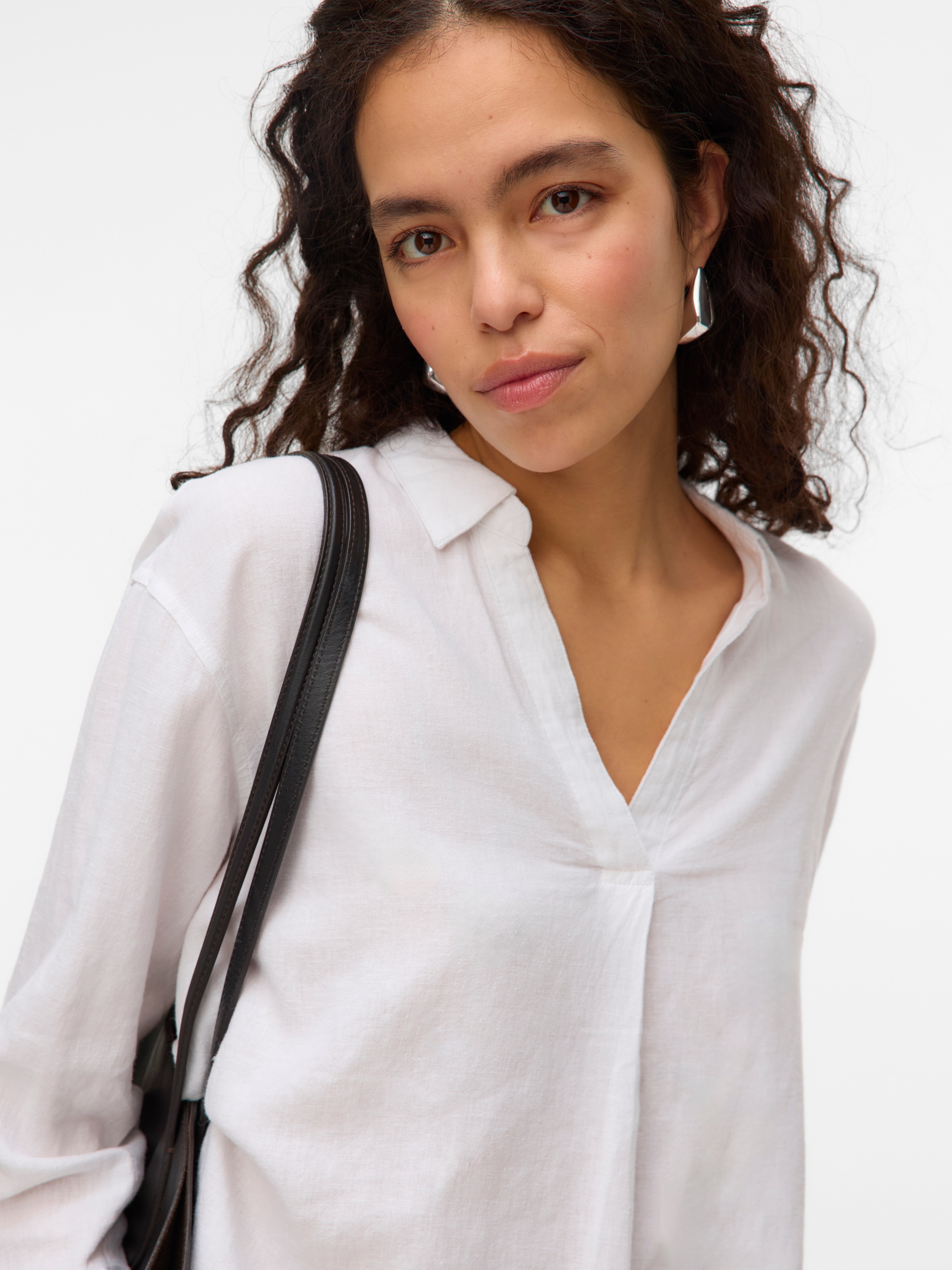Vero Moda VMLINN Woven Blouse White M 3