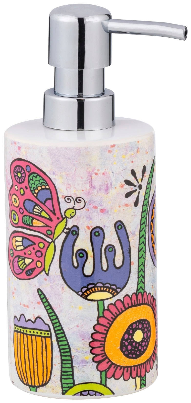 WENKO Seifenspender »Rollin'Art Full Bloom«, aus hochwertiger Keramik