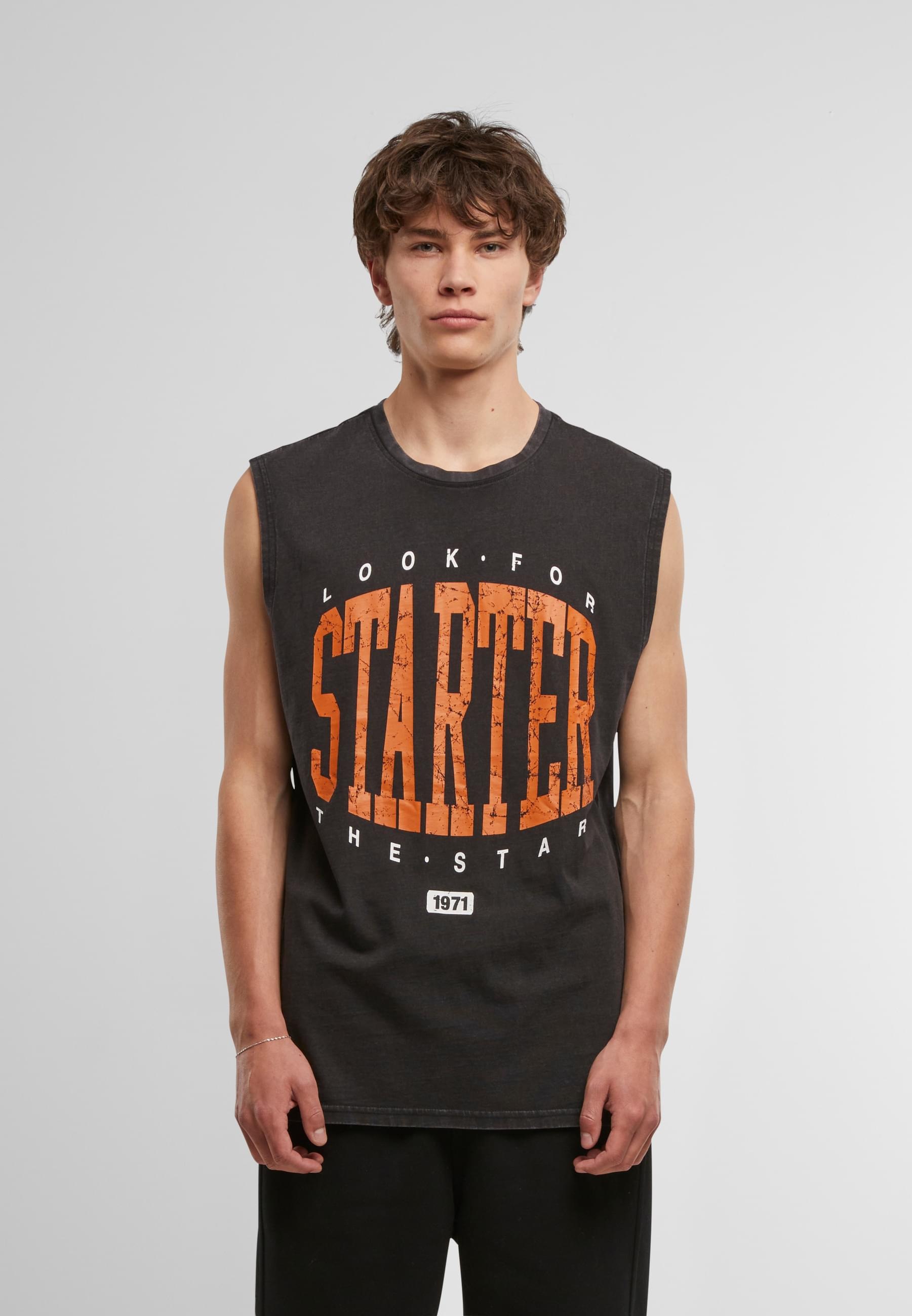 Starter Black Label Tanktop »Starter Black Label Starter Sleeveless Washed Tee« 1 Stk. tlg.