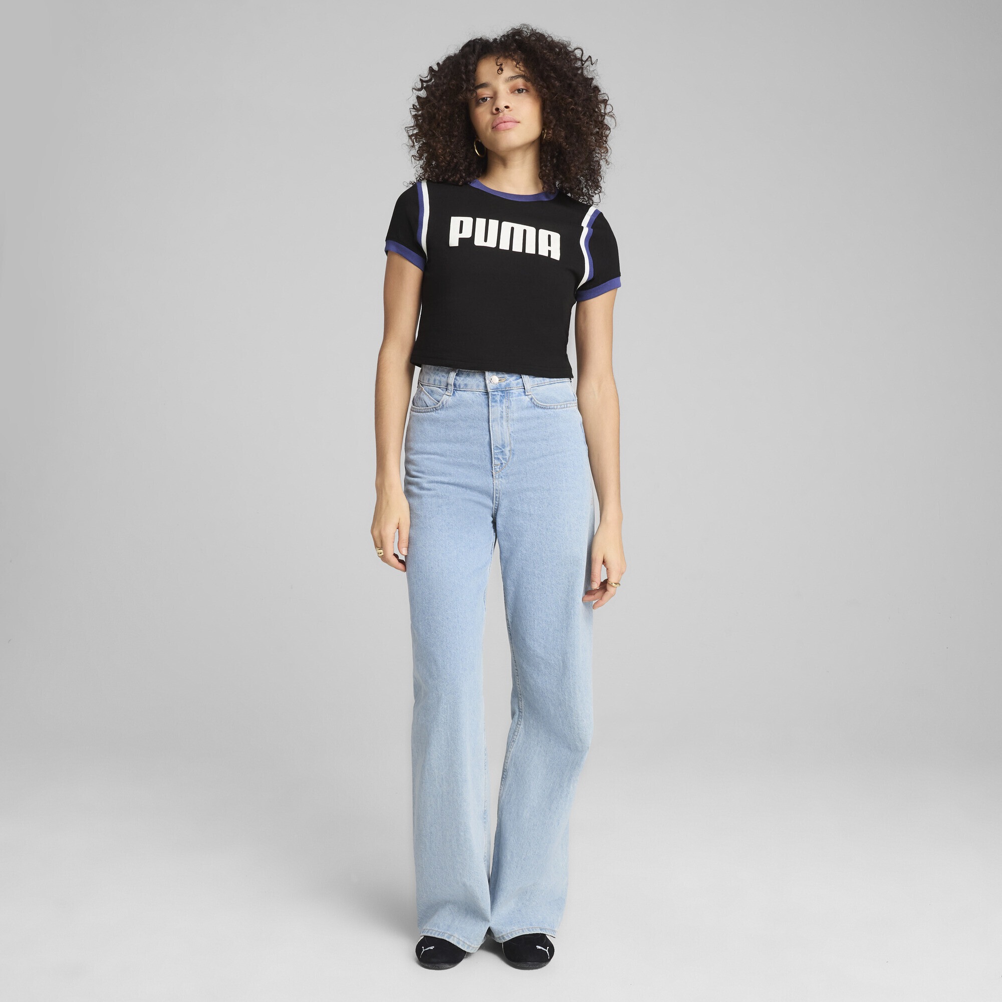 PUMA T-Shirt »FUTURE.PUMA.ARCHIVE Kurzes figurbetontes T-Shirt Damen«