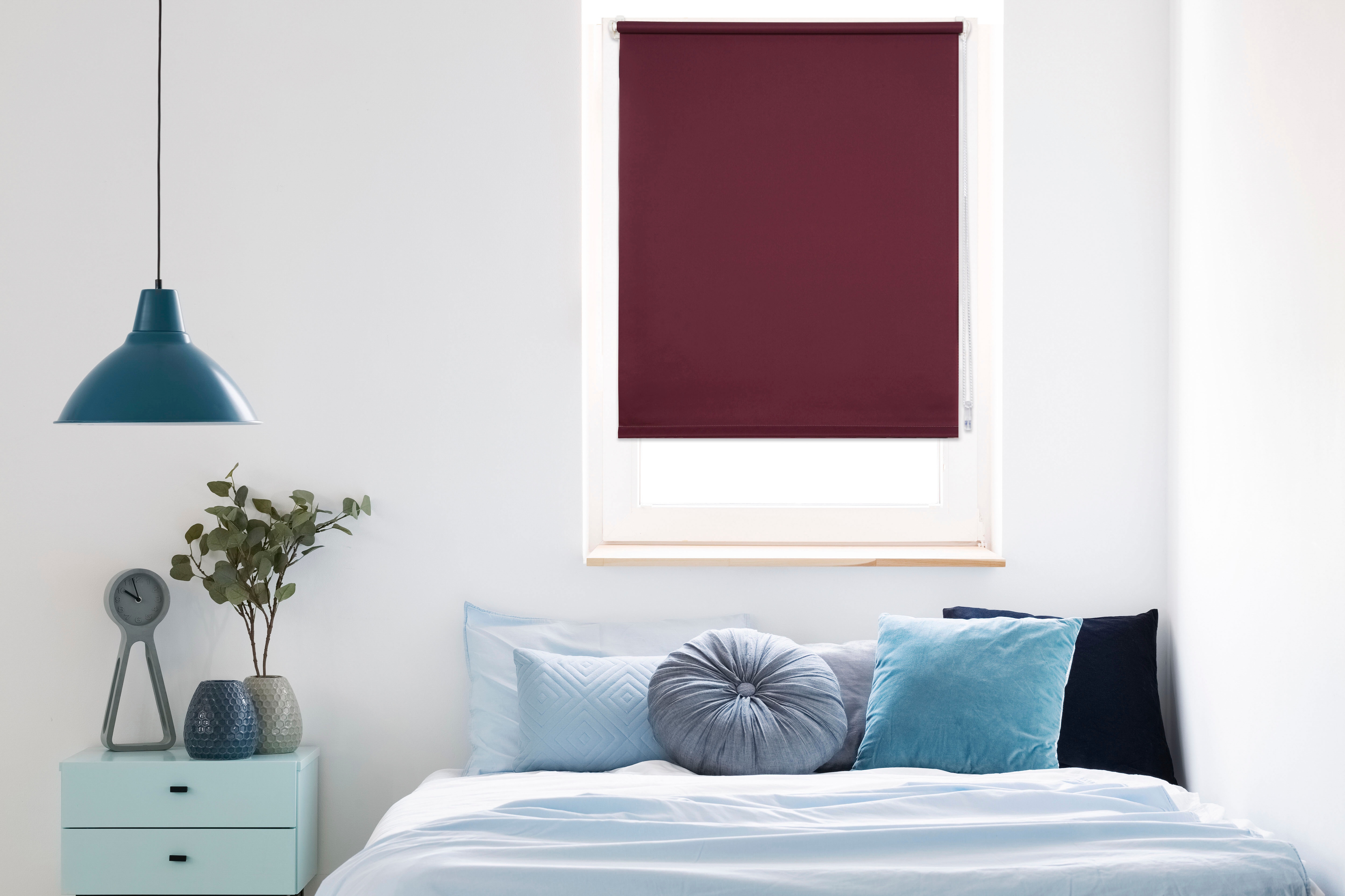 mydeco Seitenzugrollo "Win" Lichtschutz ohne Bohren freihängend bis Breite 120cm