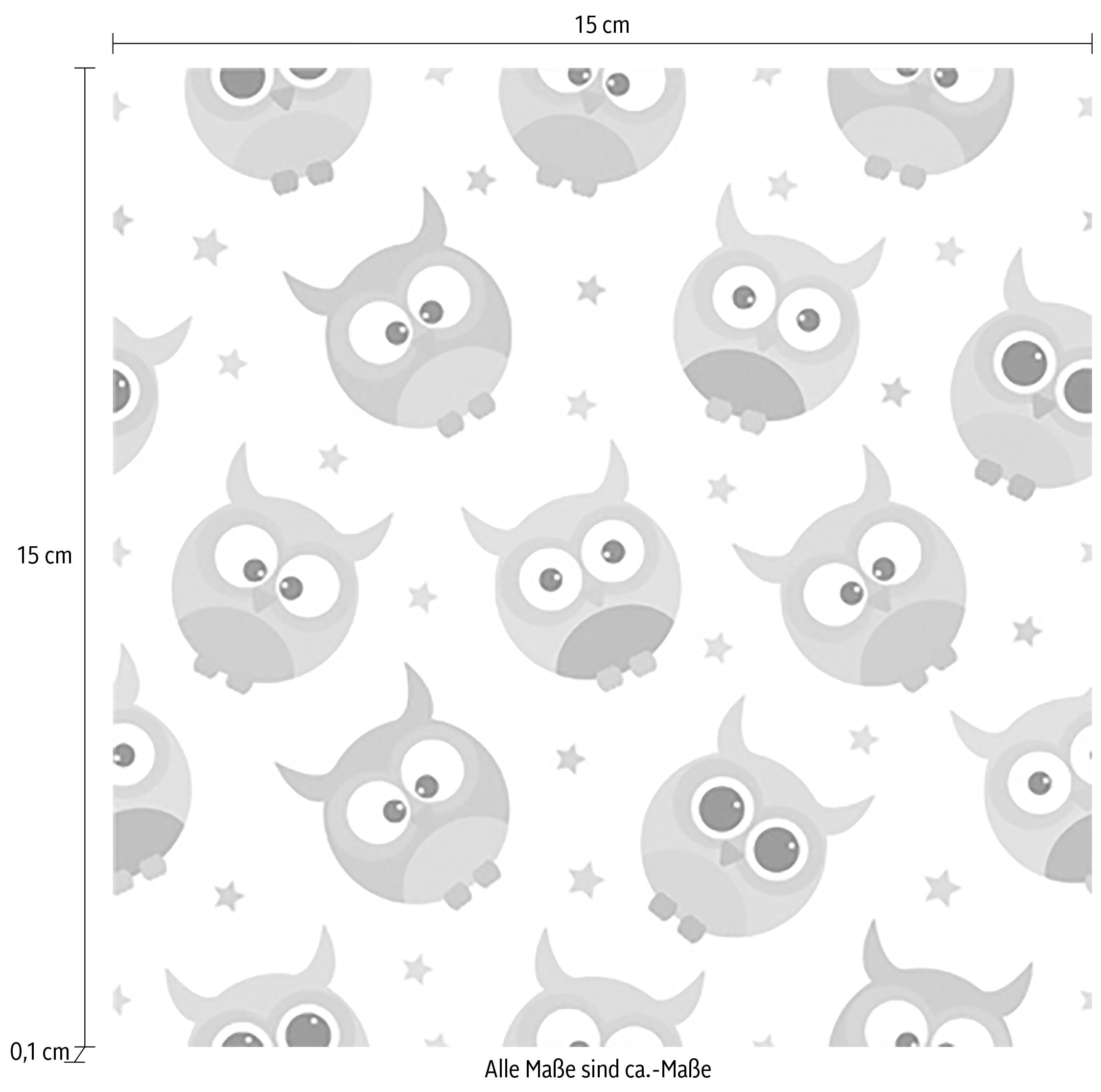 queence Fliesenaufkleber »Eulen«, Stickerfliesen, selbstklebend, Sticker, 12er Set