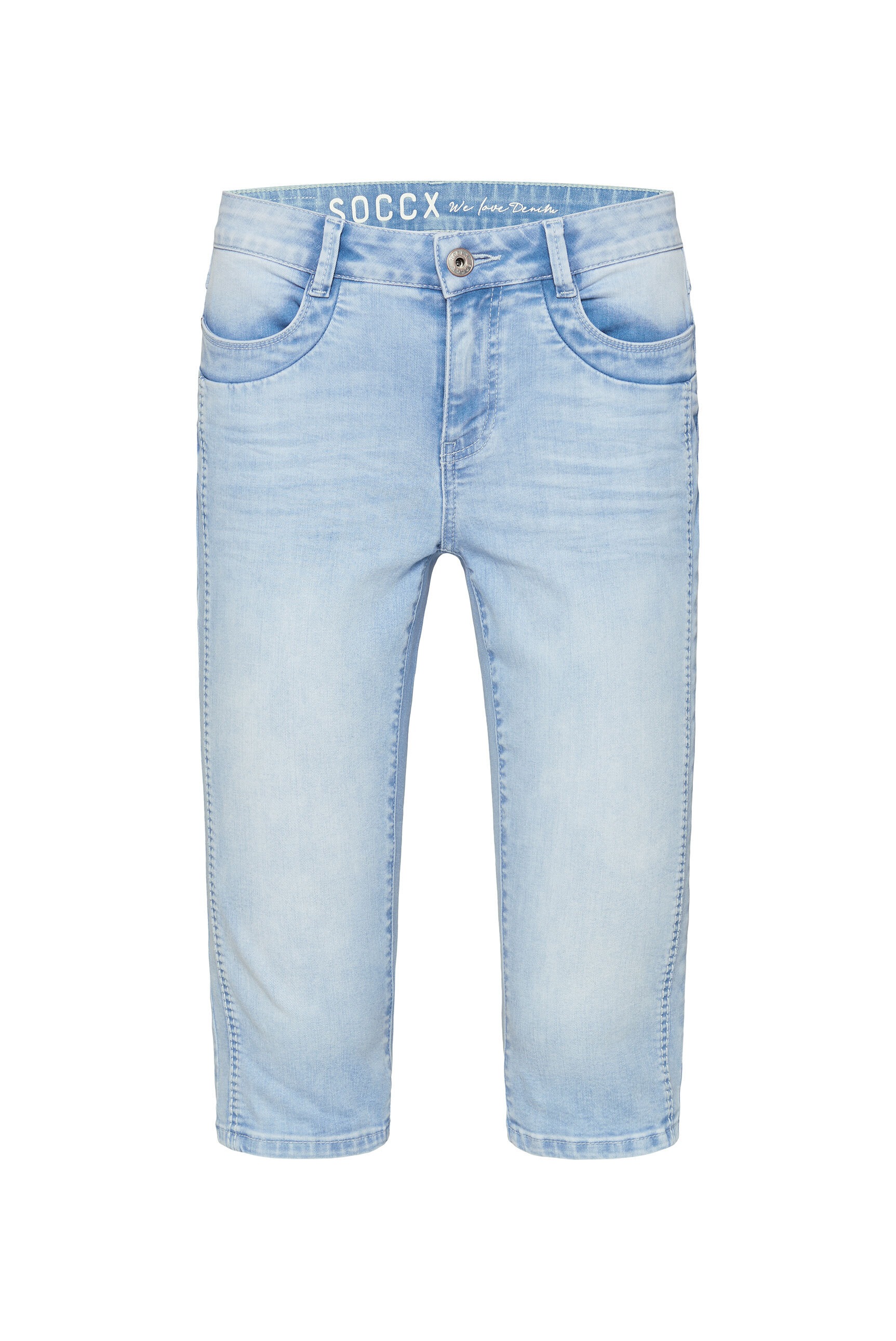 SOCCX Jeansshorts, mit normaler Leibhöhe