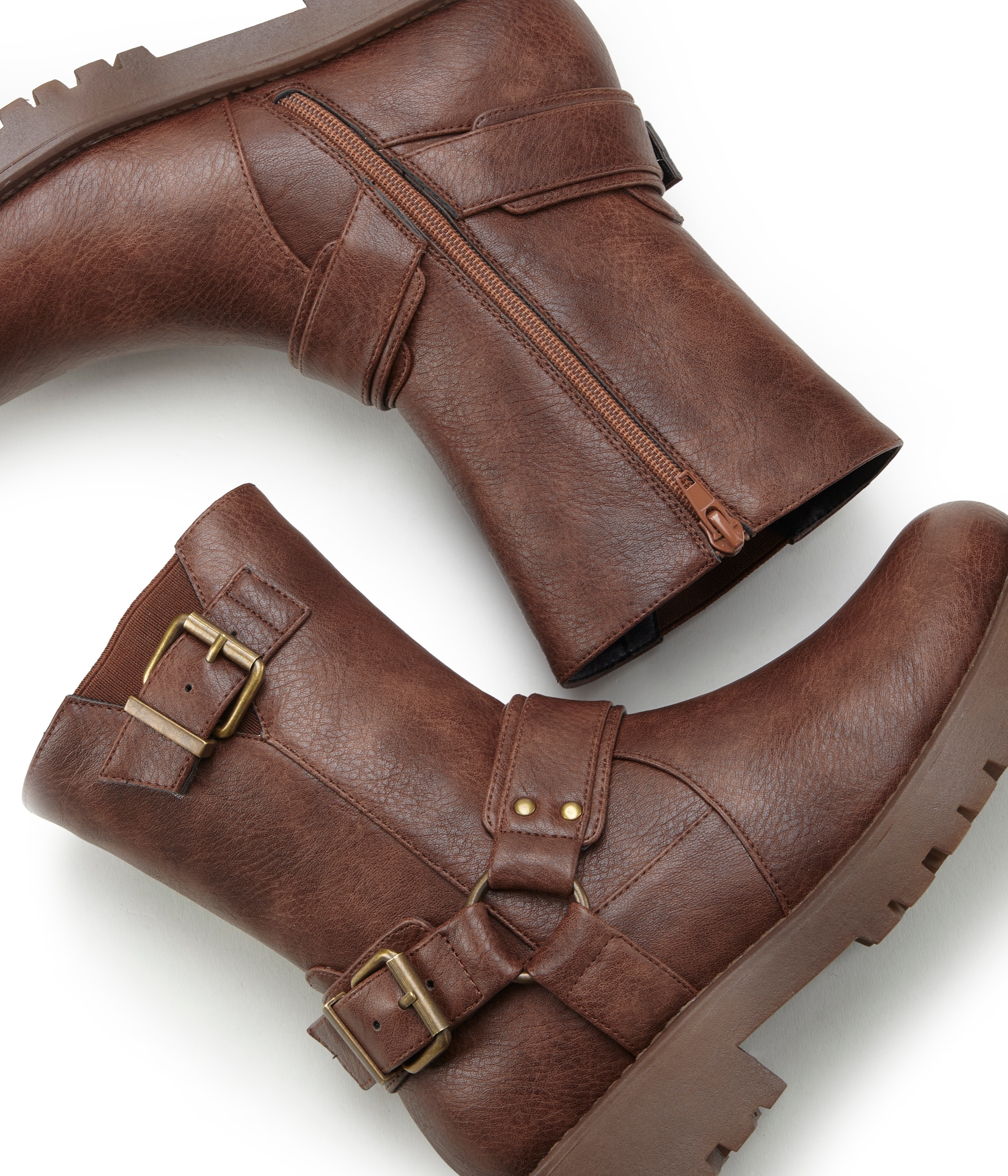 LASCANA Biker Boots Women's Brown 42 3