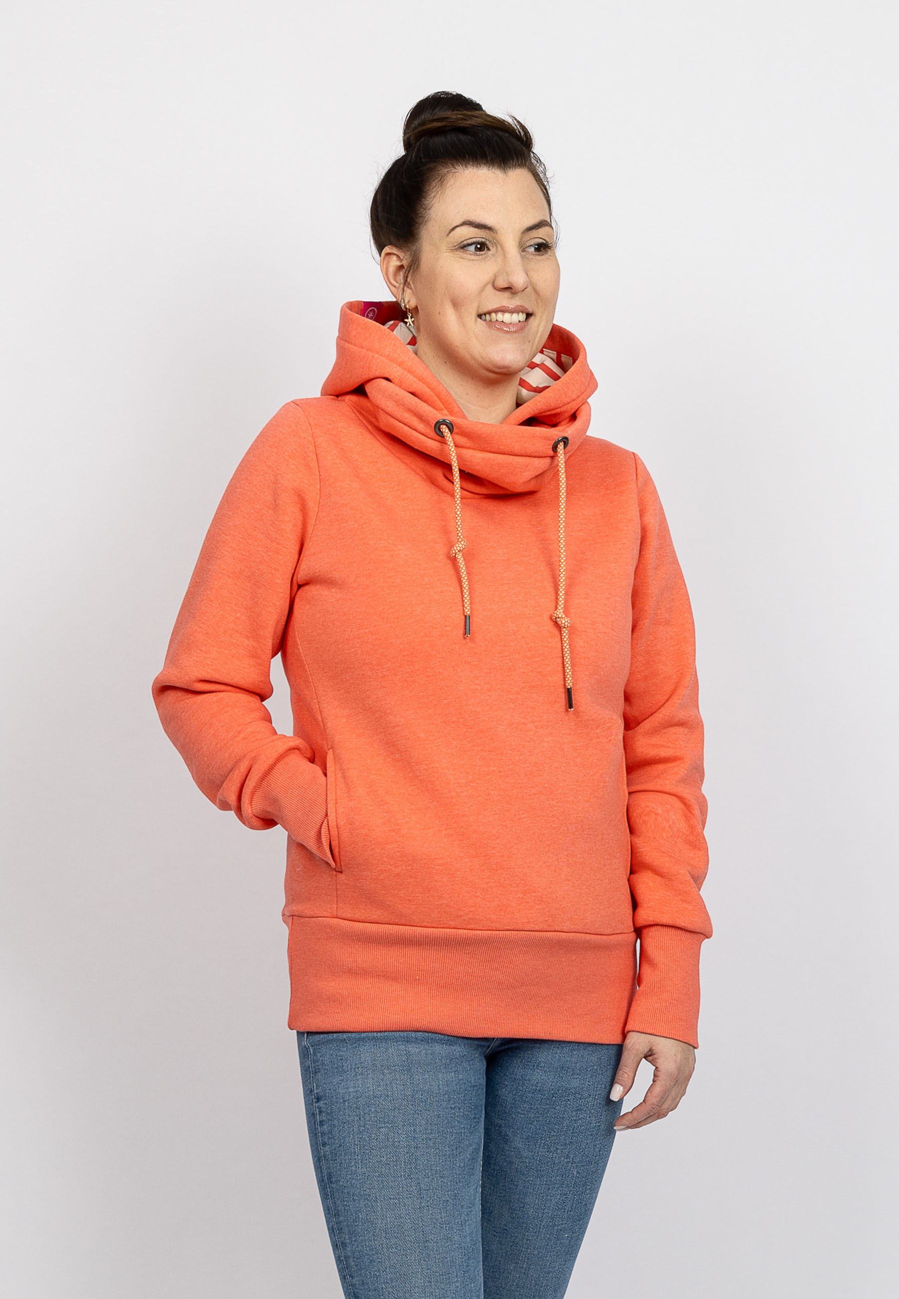 salzhaut Kapuzenpullover »Fleecepullover KARKJE«